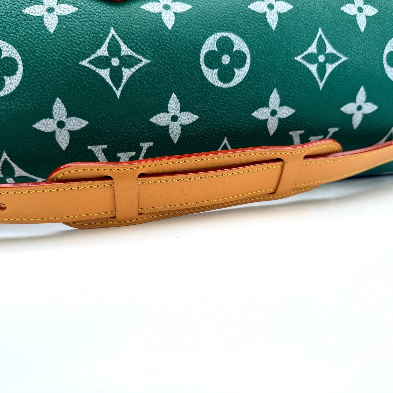 Louis Vuitton Speedy 950 travel bag by Gold & Beyond, featuring classic monogram canvas and leather handles.