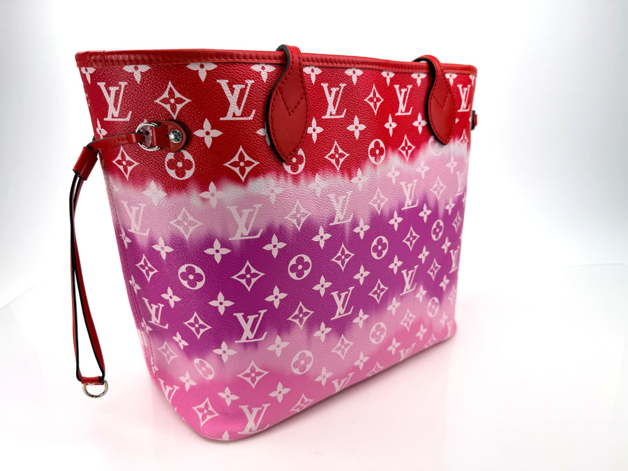 Louis Vuitton Neverfull Escale Tote – Red & Pink