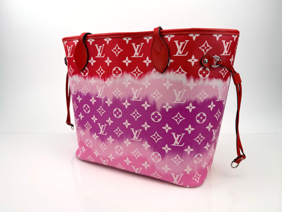 Louis Vuitton Neverfull Escale Tote – Red & Pink