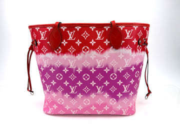 Louis Vuitton Neverfull Escale Tote – Red & Pink