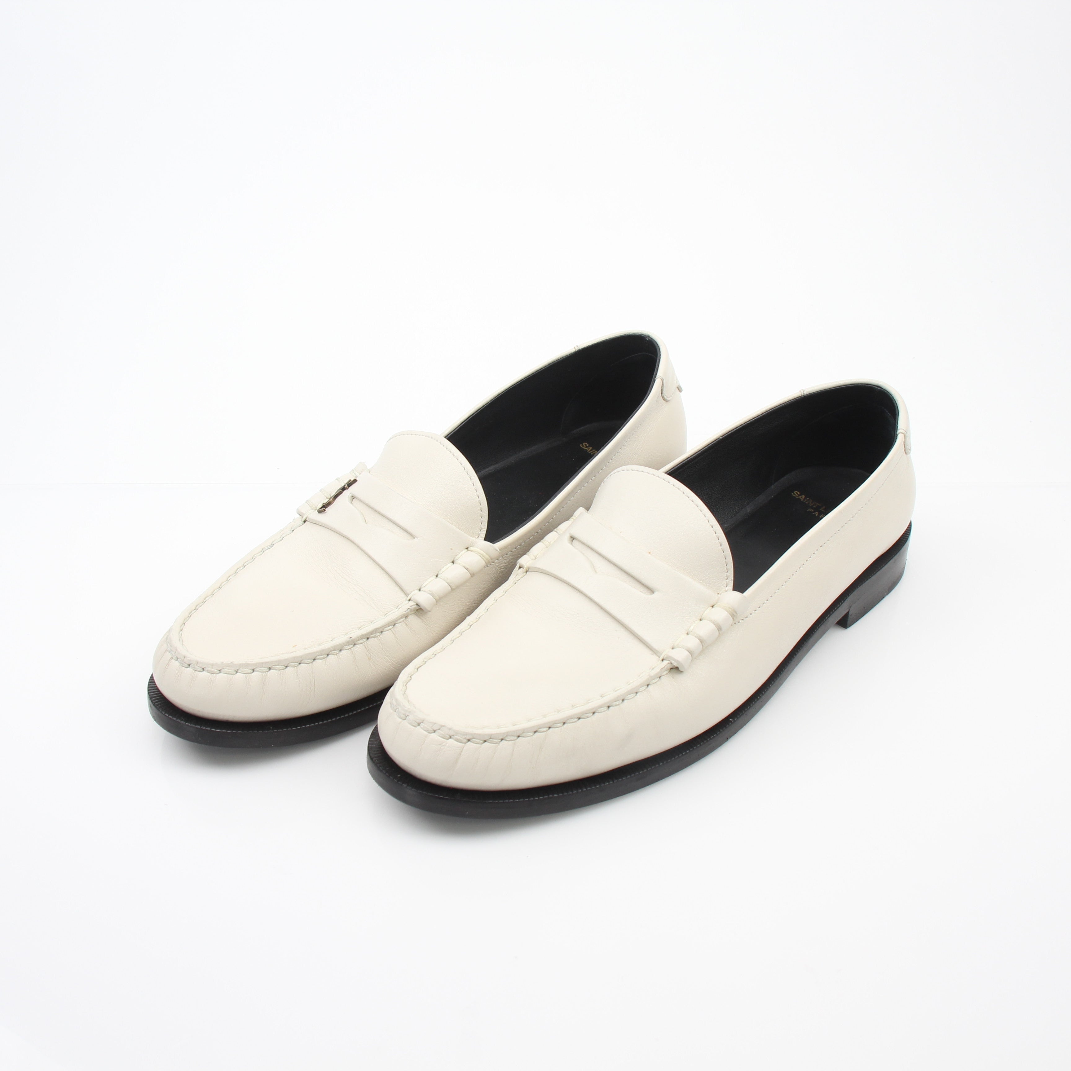 Saint Laurent Men’s Le Loafer Penny Slippers