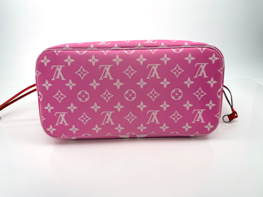 Louis Vuitton Neverfull Escale Tote – Red & Pink