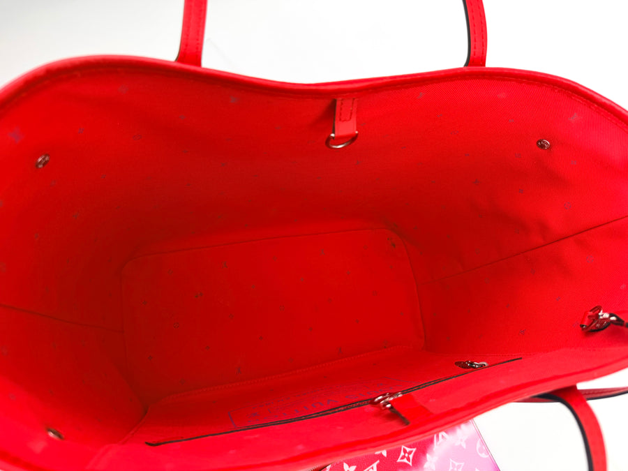 Louis Vuitton Neverfull Escale Tote – Red & Pink