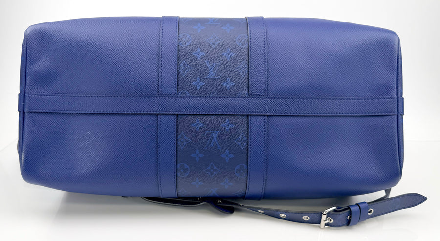 Louis Vuitton Keepall B 50 M53766 – Blue Monogram