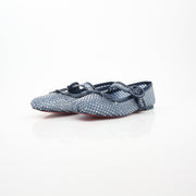 Christian Louboutin Women’s Mamastrapitina Embellished Mesh Ballet Flats