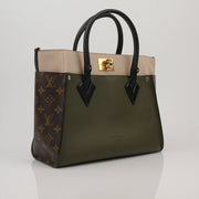 Louis Vuitton On My Side MM handbag by Gold & Beyond, showcasing the designer tote with signature monogram pattern and leather accents.
