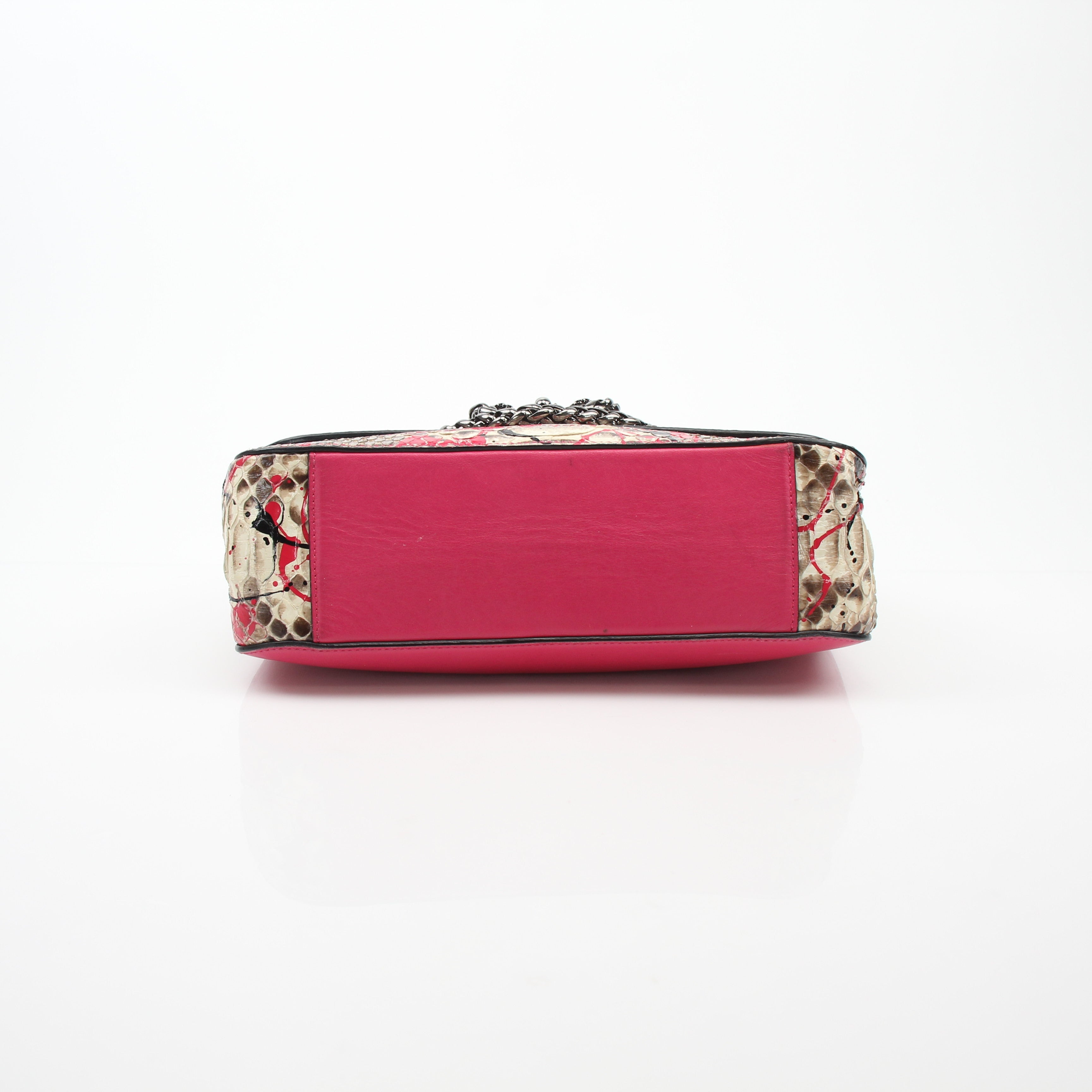 Christian Louboutin Python Sweet Charity Shoulder Bag