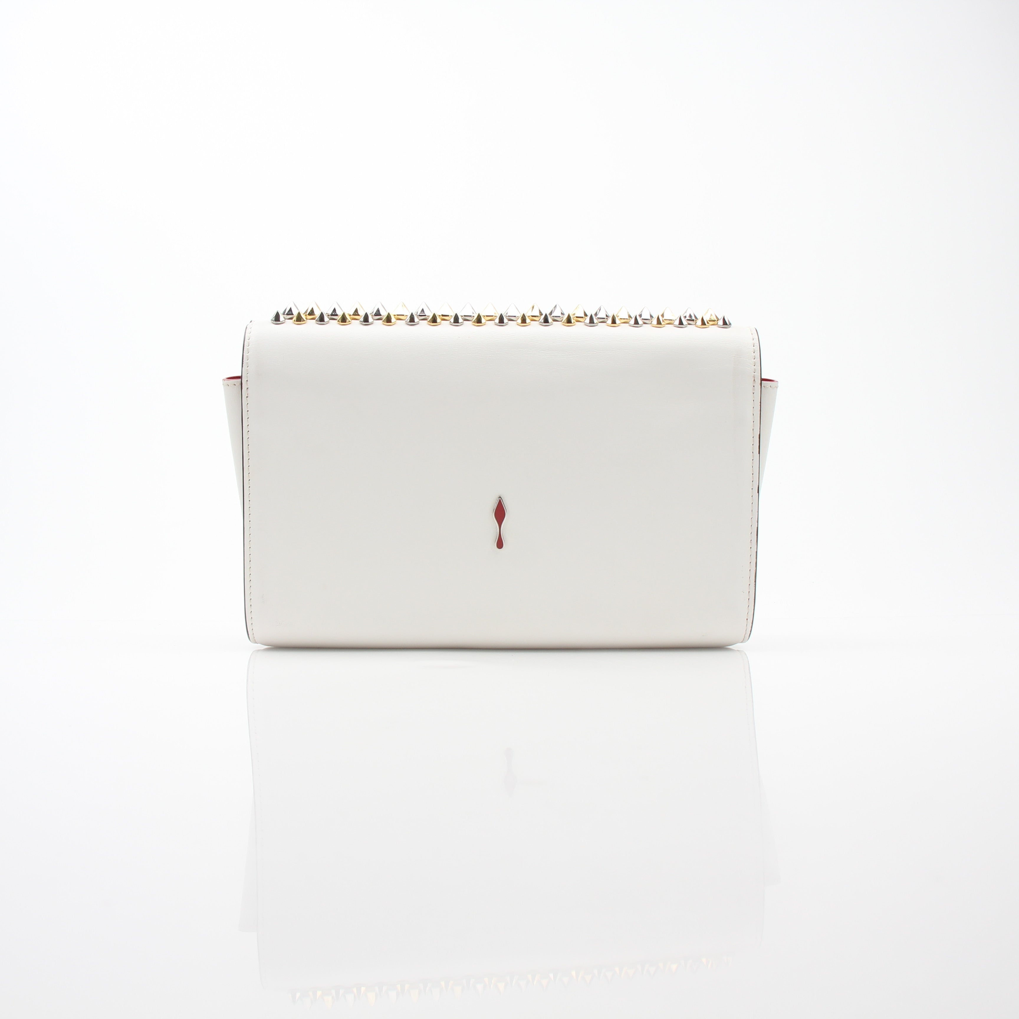 Christian Louboutin Spiked Paloma Clutch Shoulder Bag