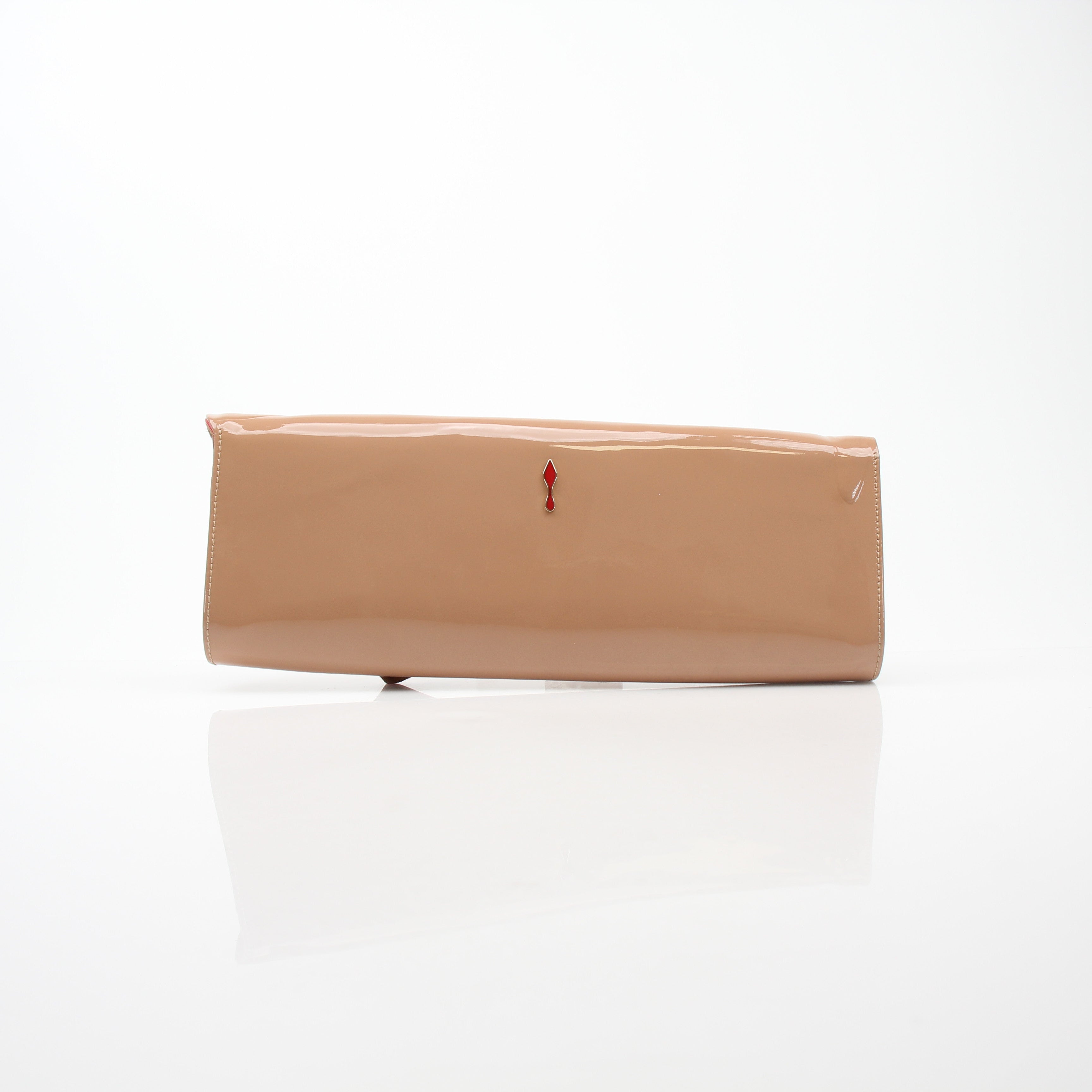 Christian Louboutin Patent So Kate Baguette Clutch Bag