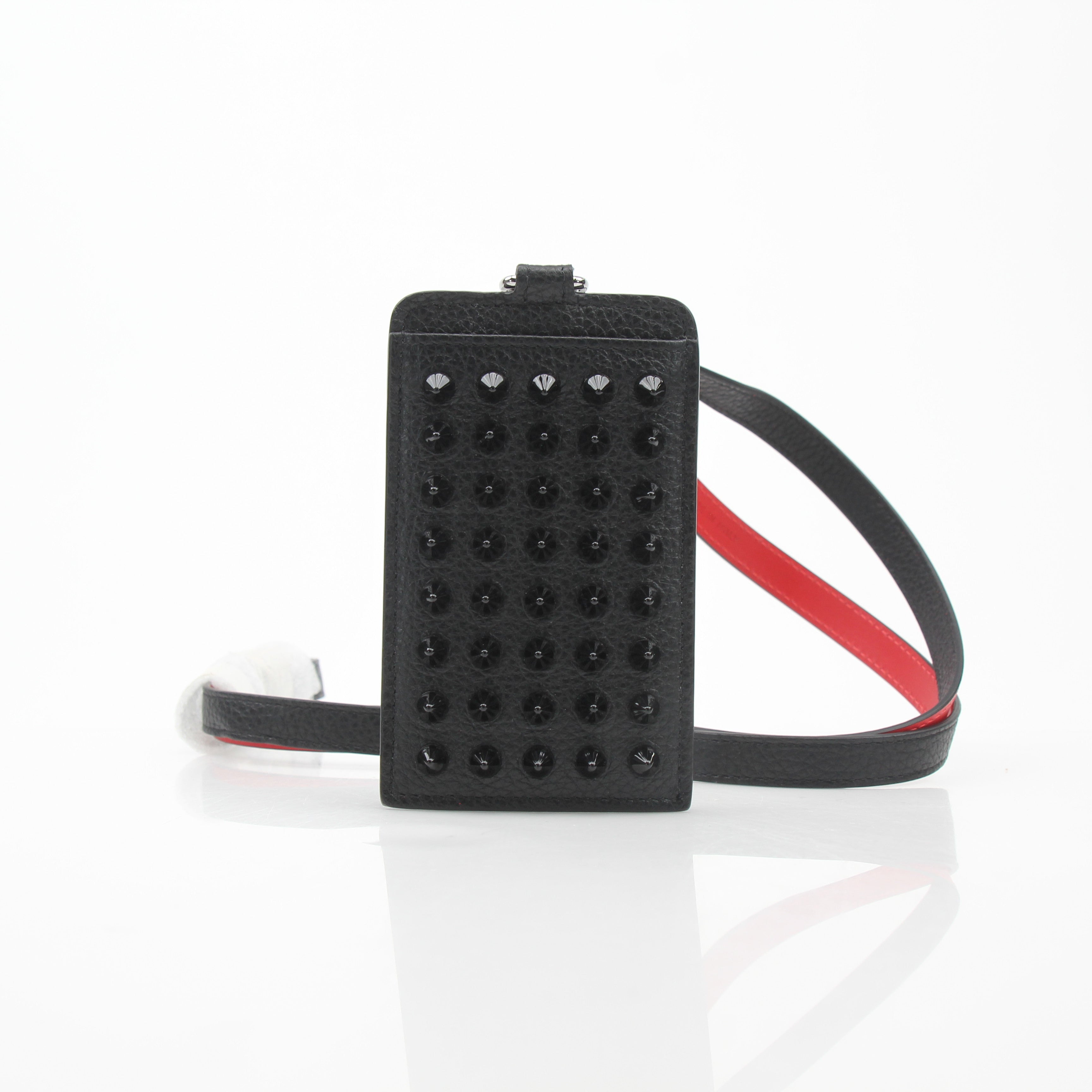 Christian Louboutin Miloucah Spiked Lanyard Card Holder