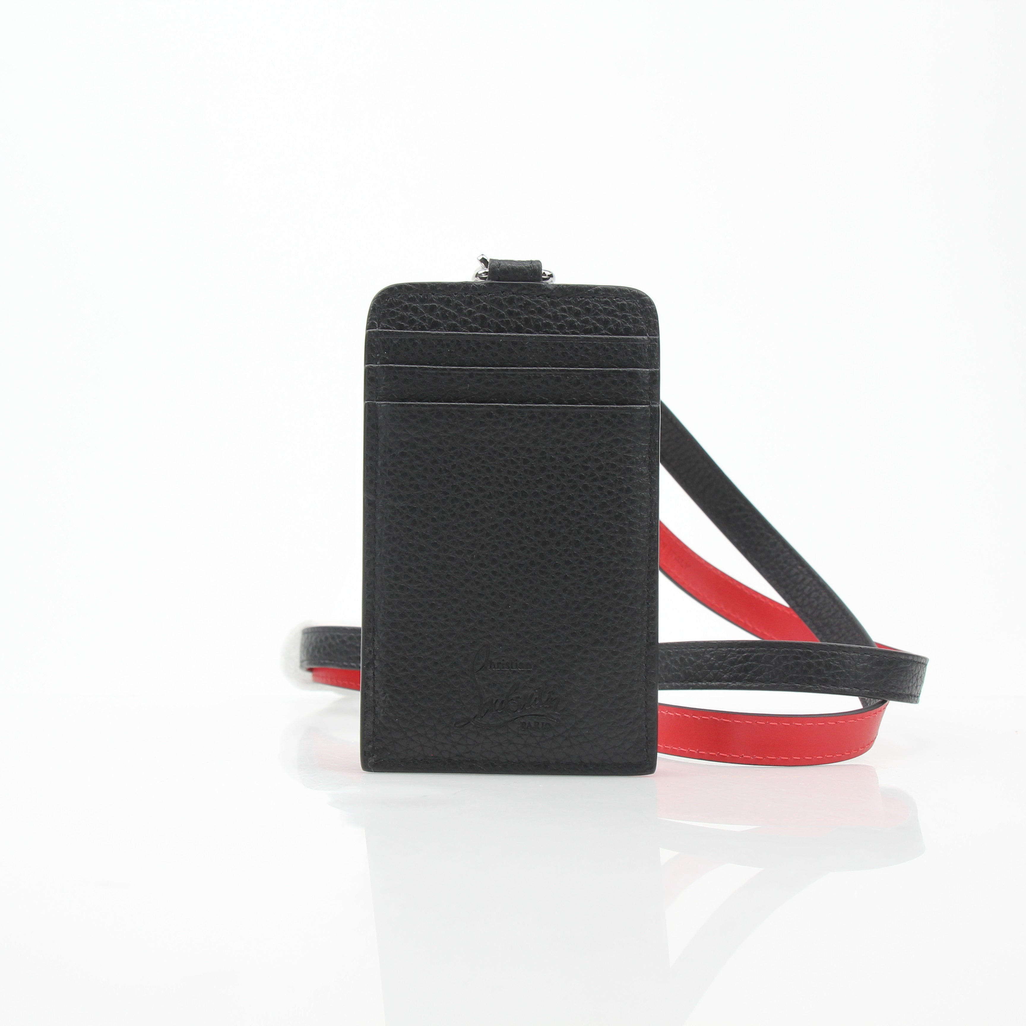 Christian Louboutin Miloucah Spiked Lanyard Card Holder