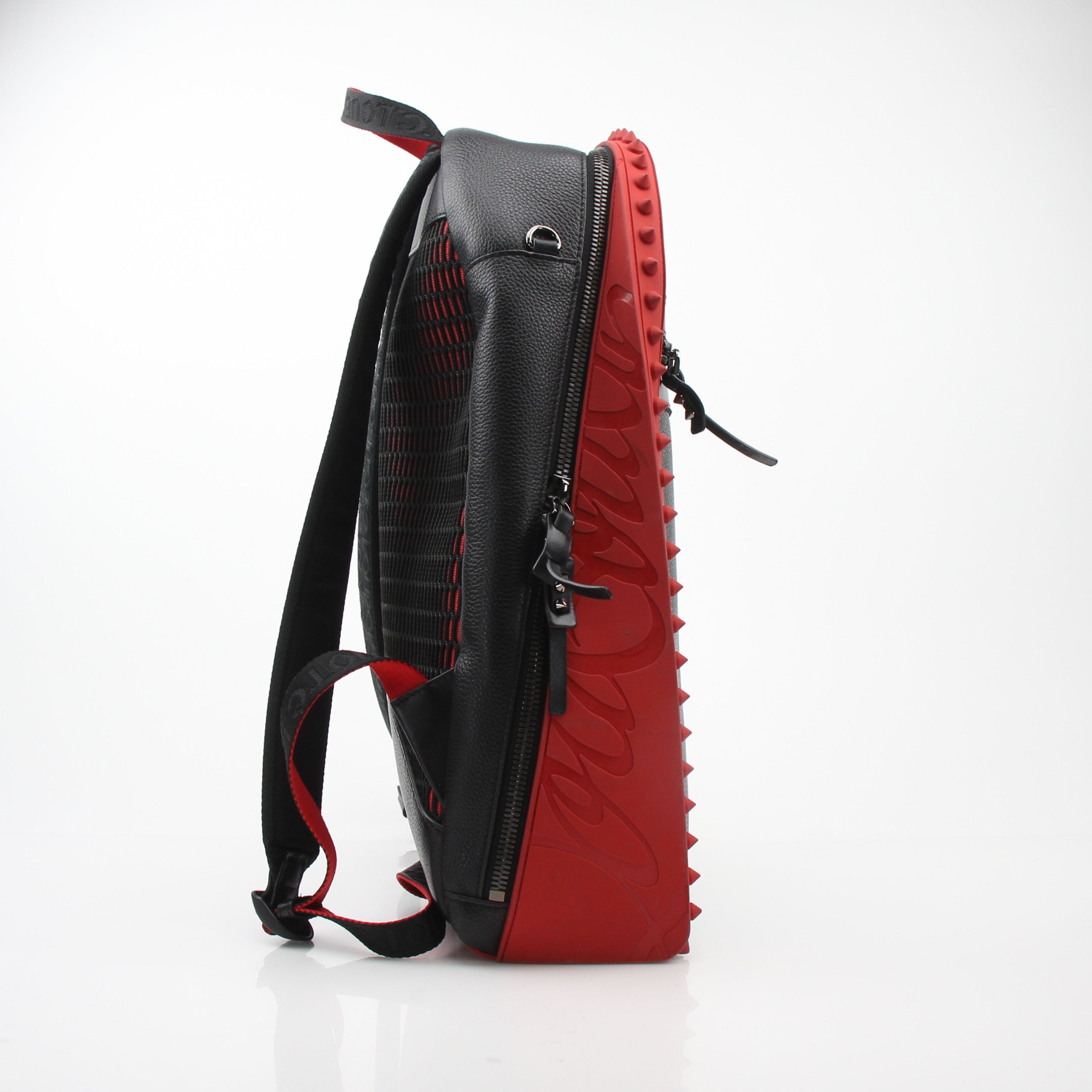 Christian Louboutin Backparis Spiked Leather Backpack