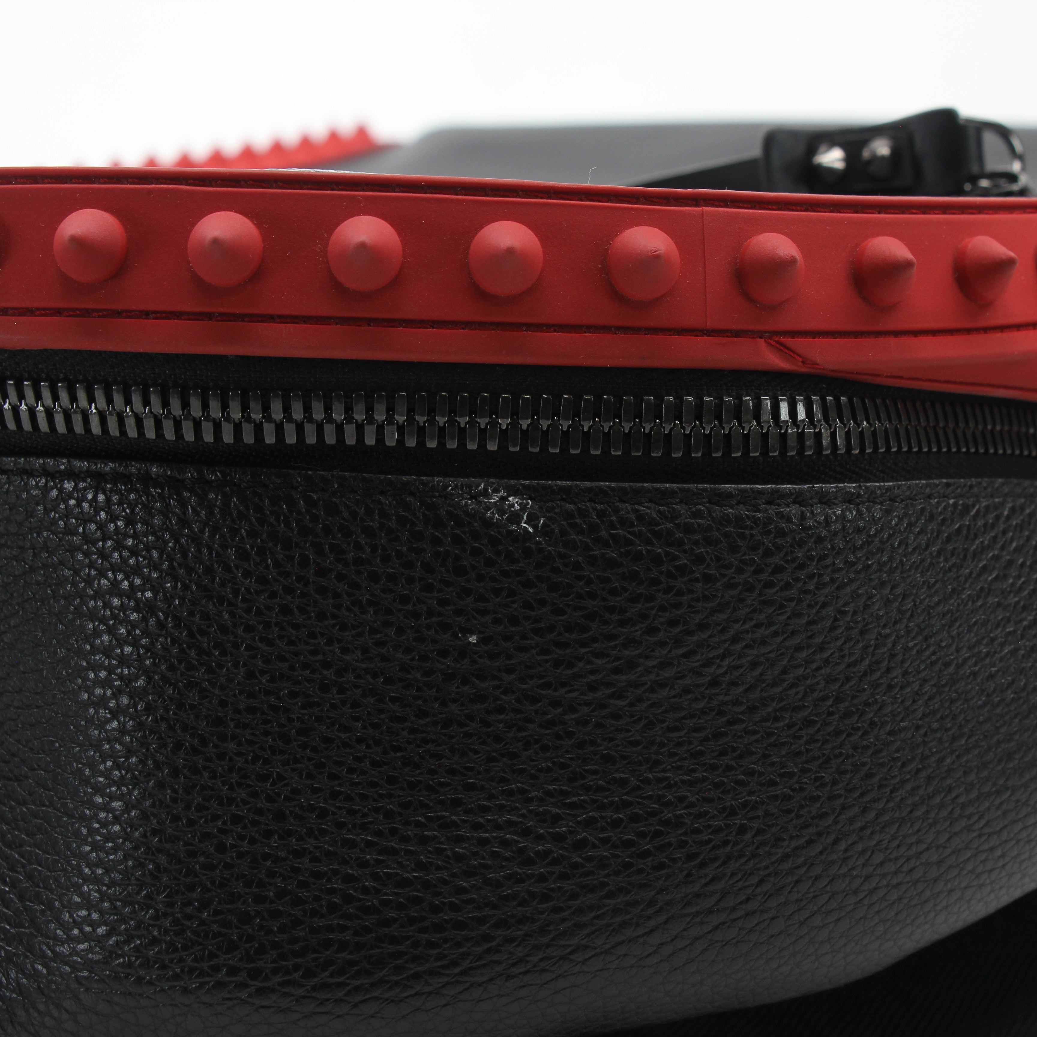 Christian Louboutin Backparis Spiked Leather Backpack