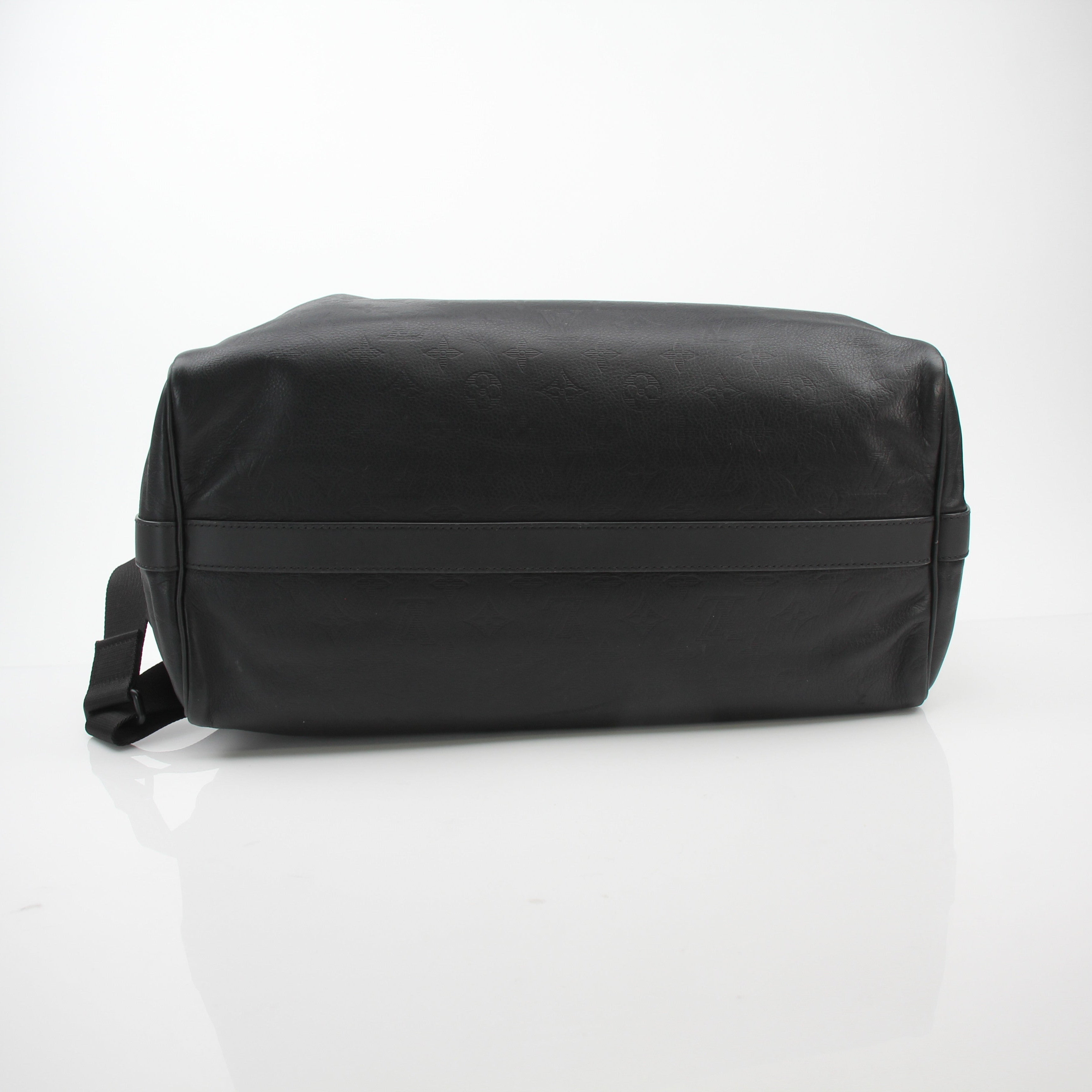 Louis Vuitton Monogram Shadow Speedy Bandouliere 40 Black