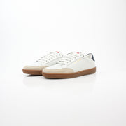 Saint Laurent Court Classic SL/10 White Leather Low Top Sneakers