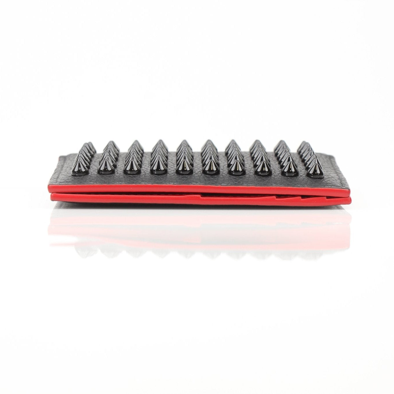 Christian Louboutin box cardholder wallet by Gold & Beyond, featuring sleek design and high-quality craftsmanship.