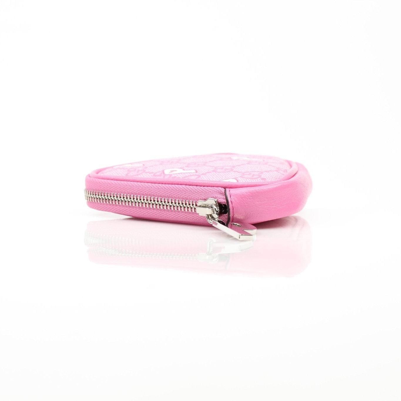 Gucci x Palace triangle pouch wallet by Gold & Beyond, featuring signature logo and sleek design, on a plain background.