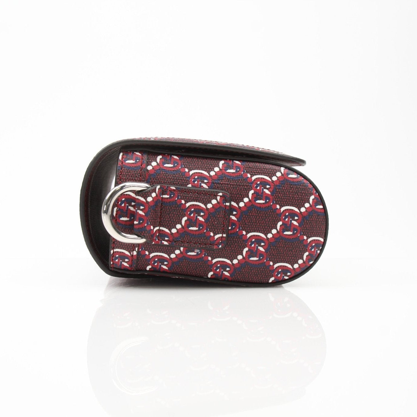 Gucci Shadow GG Micro Crossbody Bag, gold handbag with GG logo and adjustable strap, compact designer accessory.
