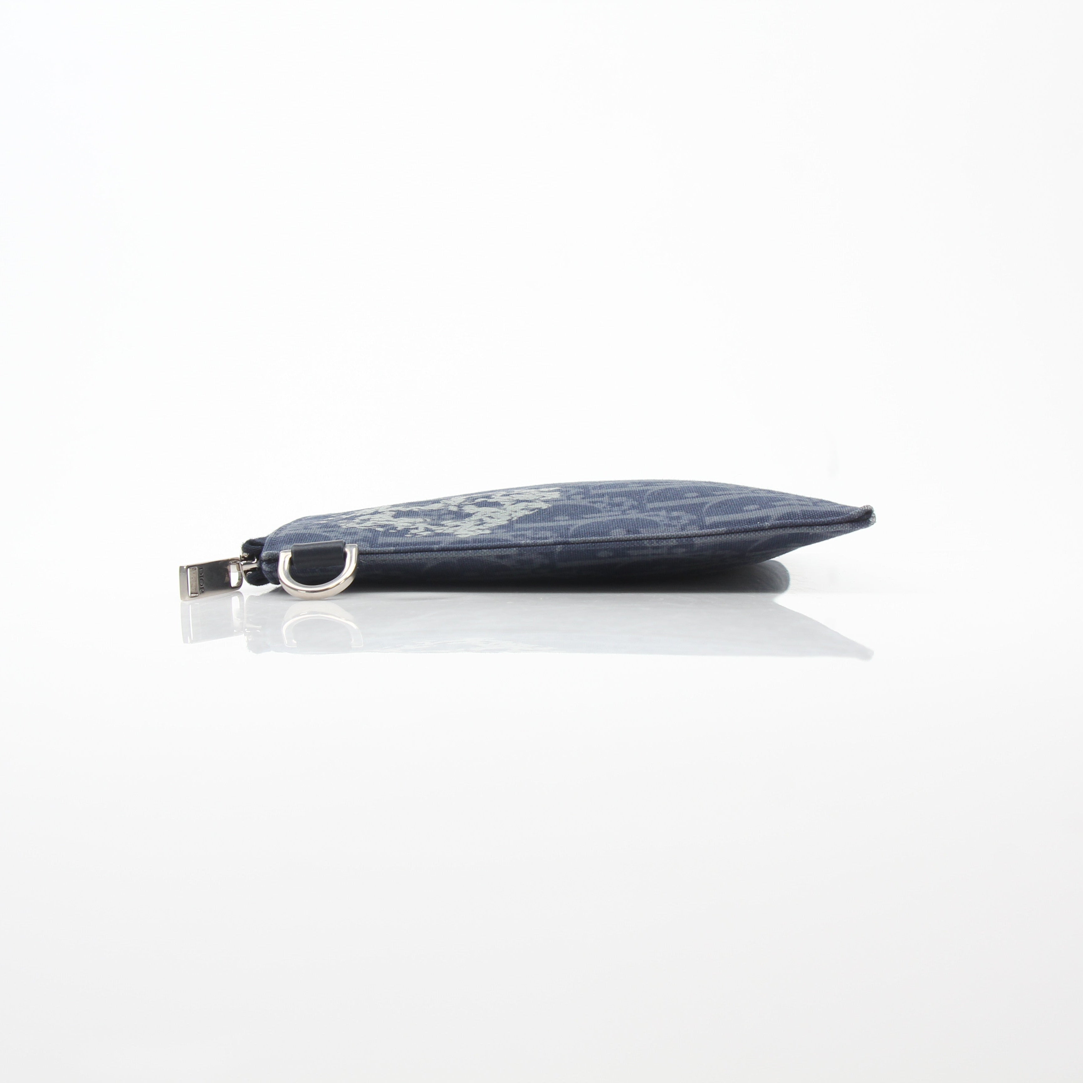 Christian Dior x Denim Tears Oblique A5 Flat Pouch Wristlet