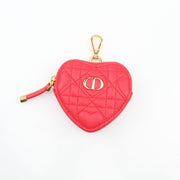 Christian Dior Caro Heart Cannage Calfskin Pouch