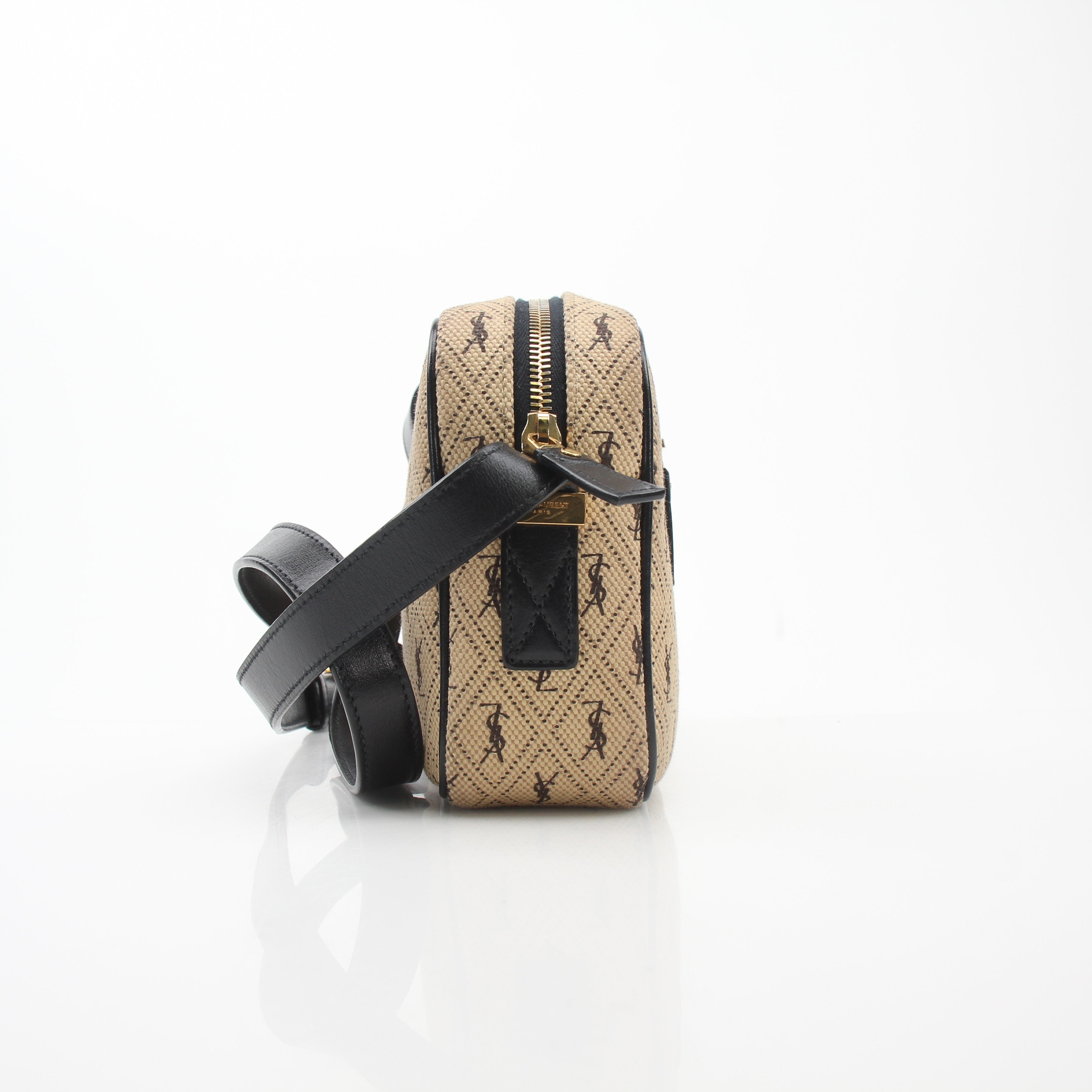 Saint Laurent Monogram Canvas Camera Bag