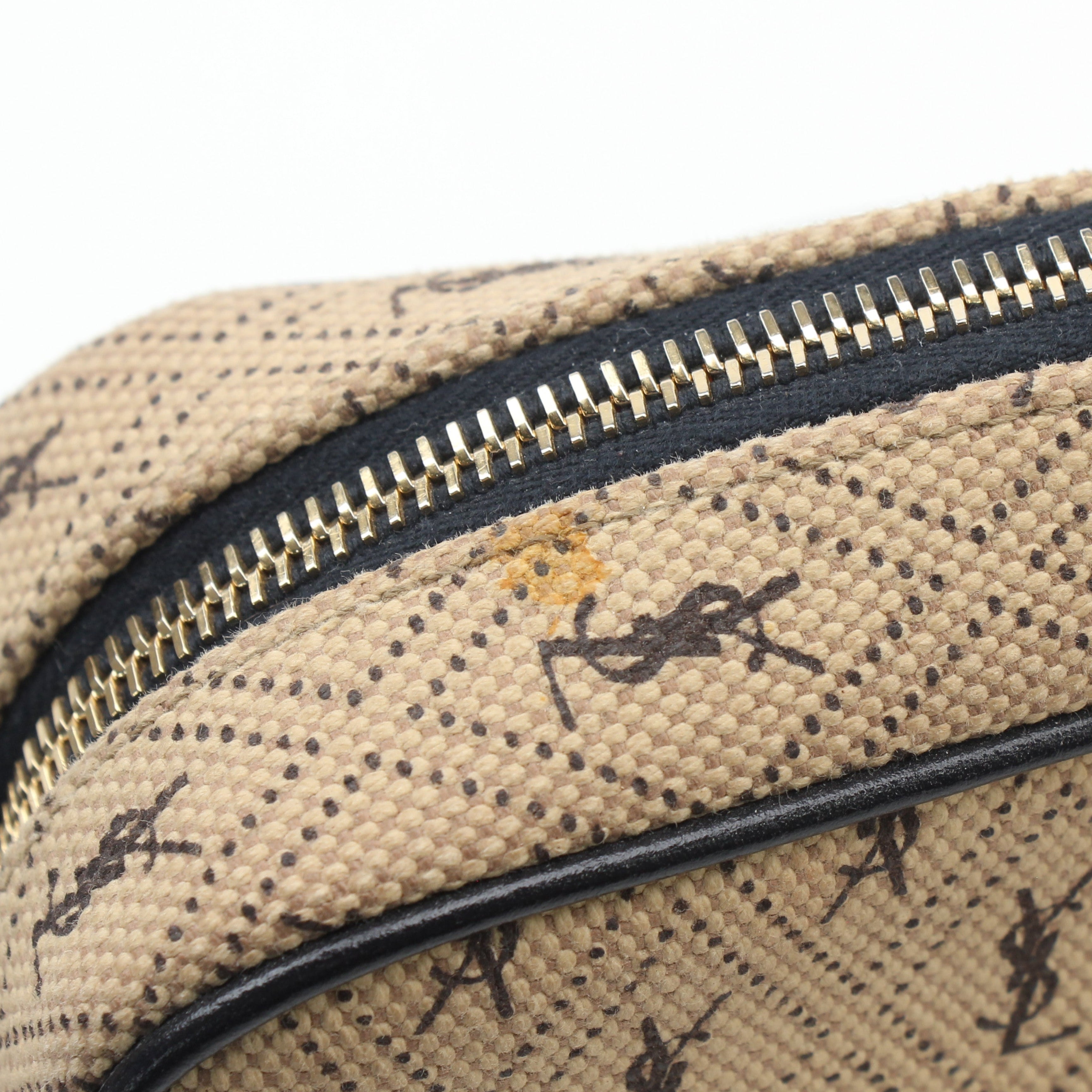 Saint Laurent Monogram Canvas Camera Bag
