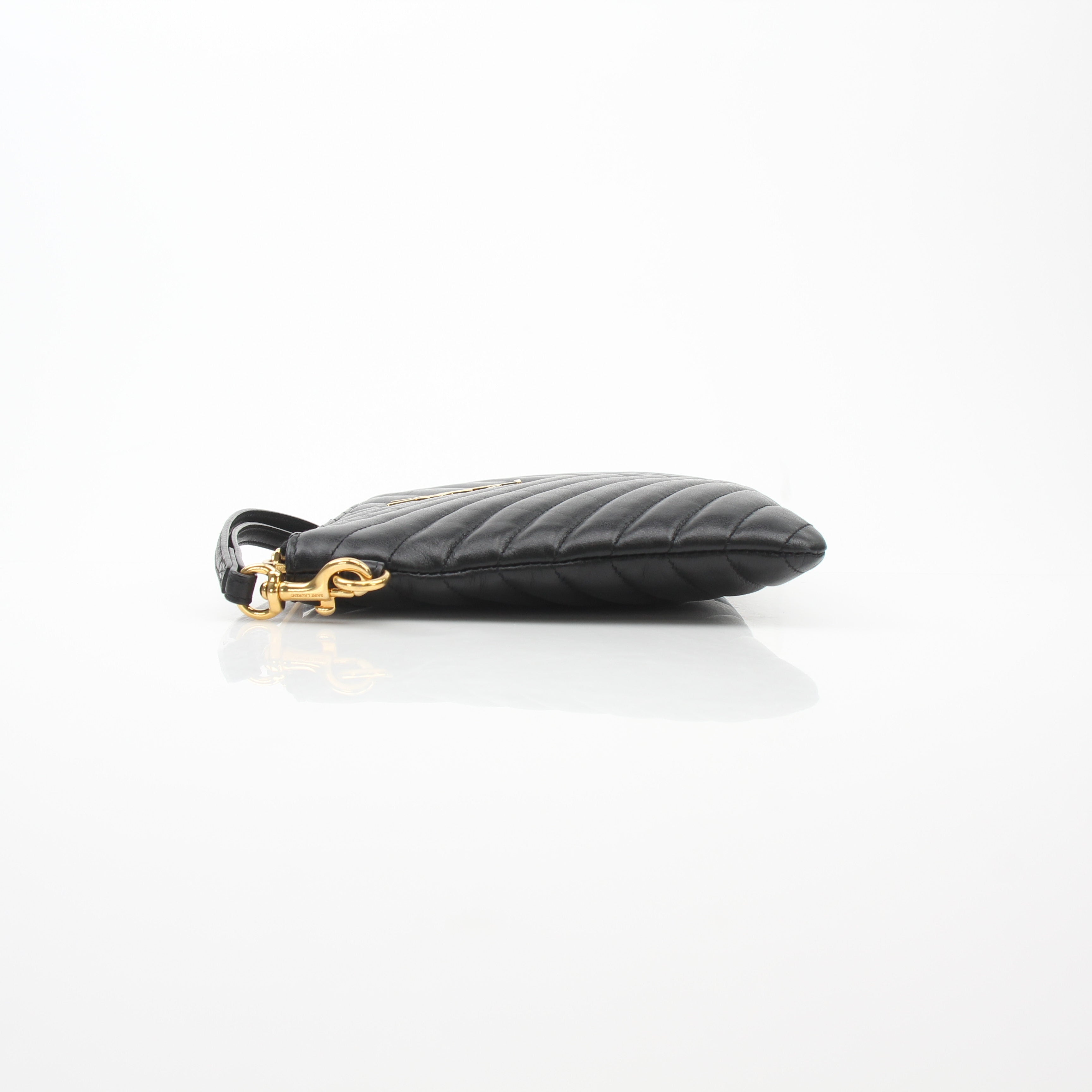 Saint Laurent Cassandra Matelassé A5 Leather Pouch