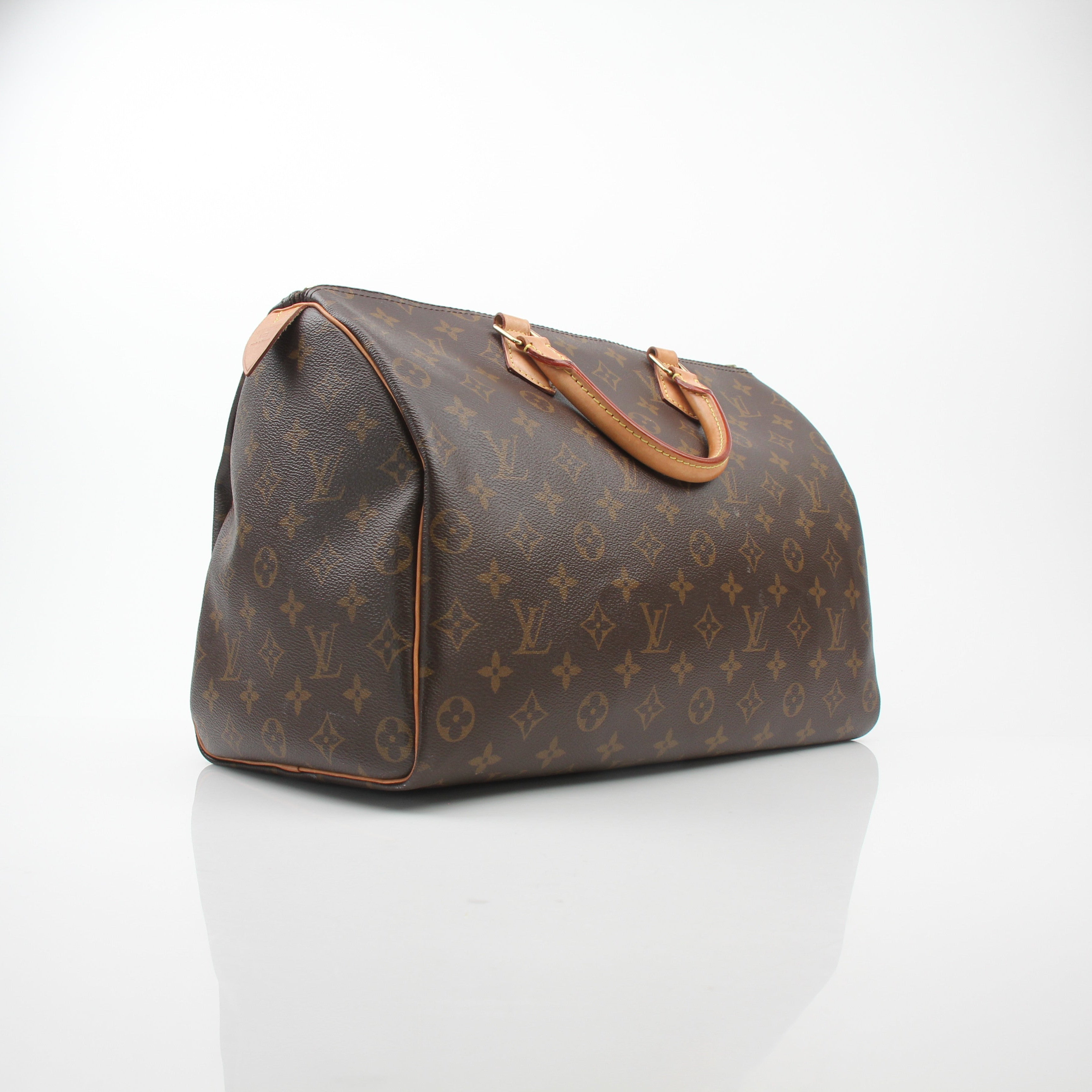 Louis Vuitton Monogram Speedy 35 Boston Bag