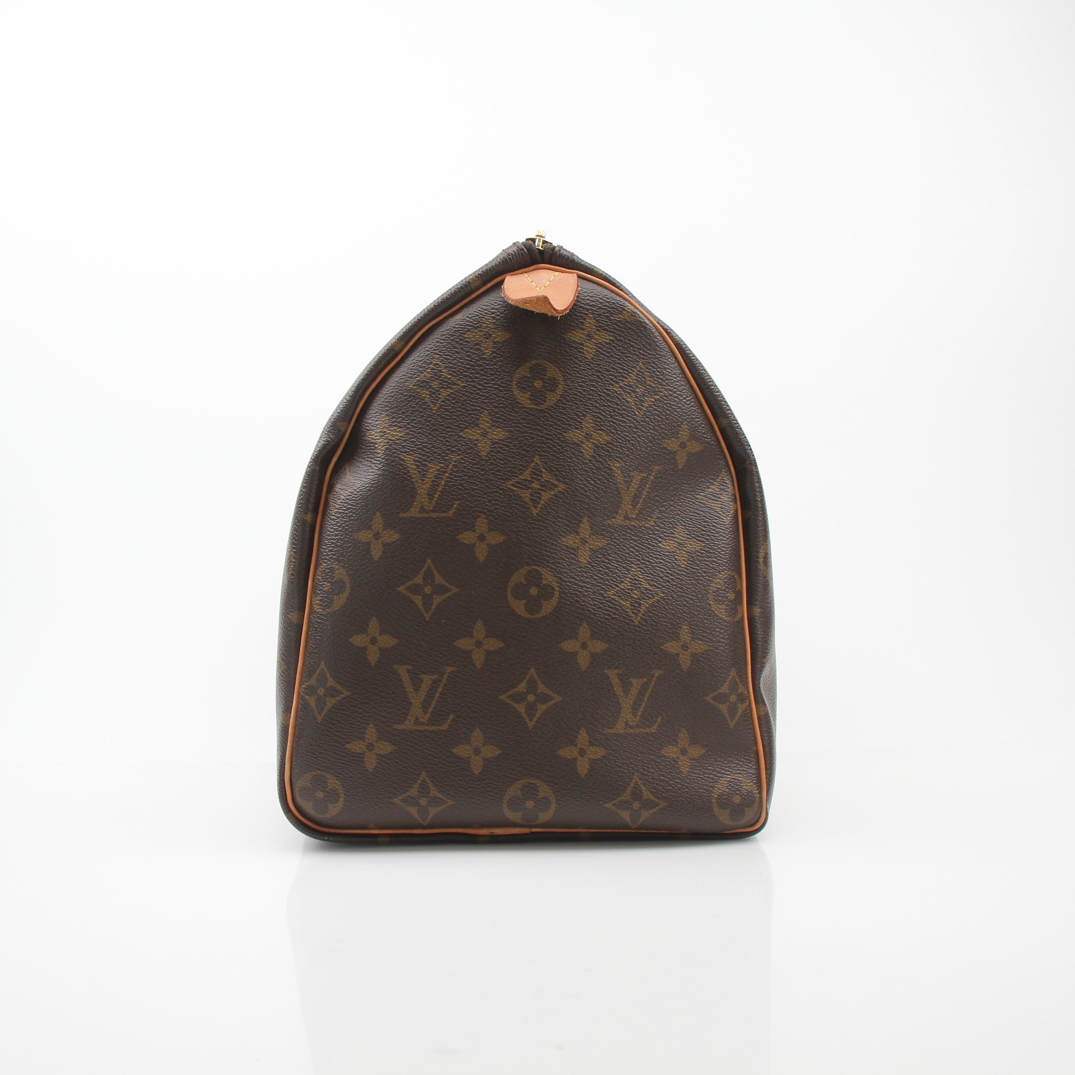 Louis Vuitton Monogram Speedy 35 Boston Bag
