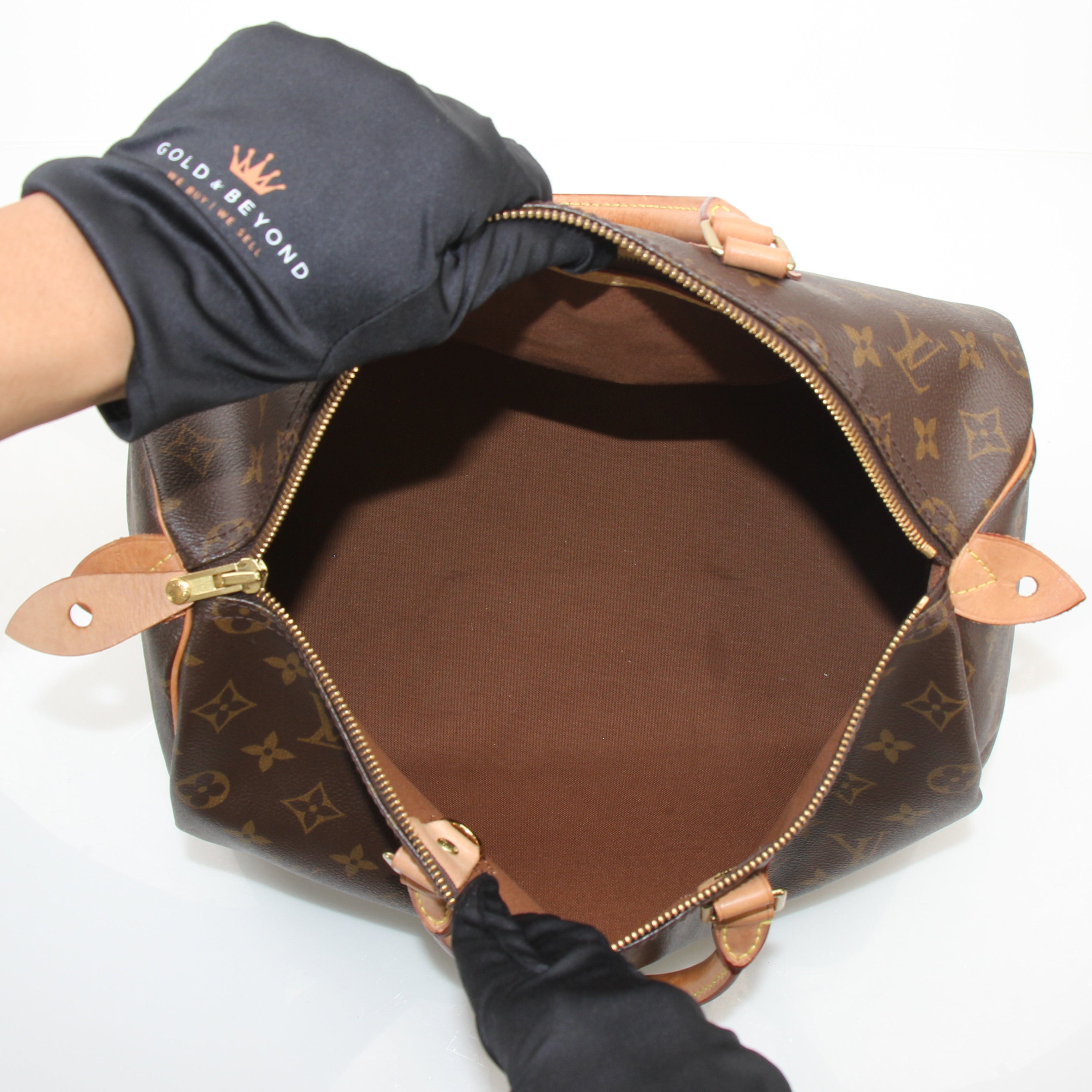 Louis Vuitton Monogram Speedy 35 Boston Bag