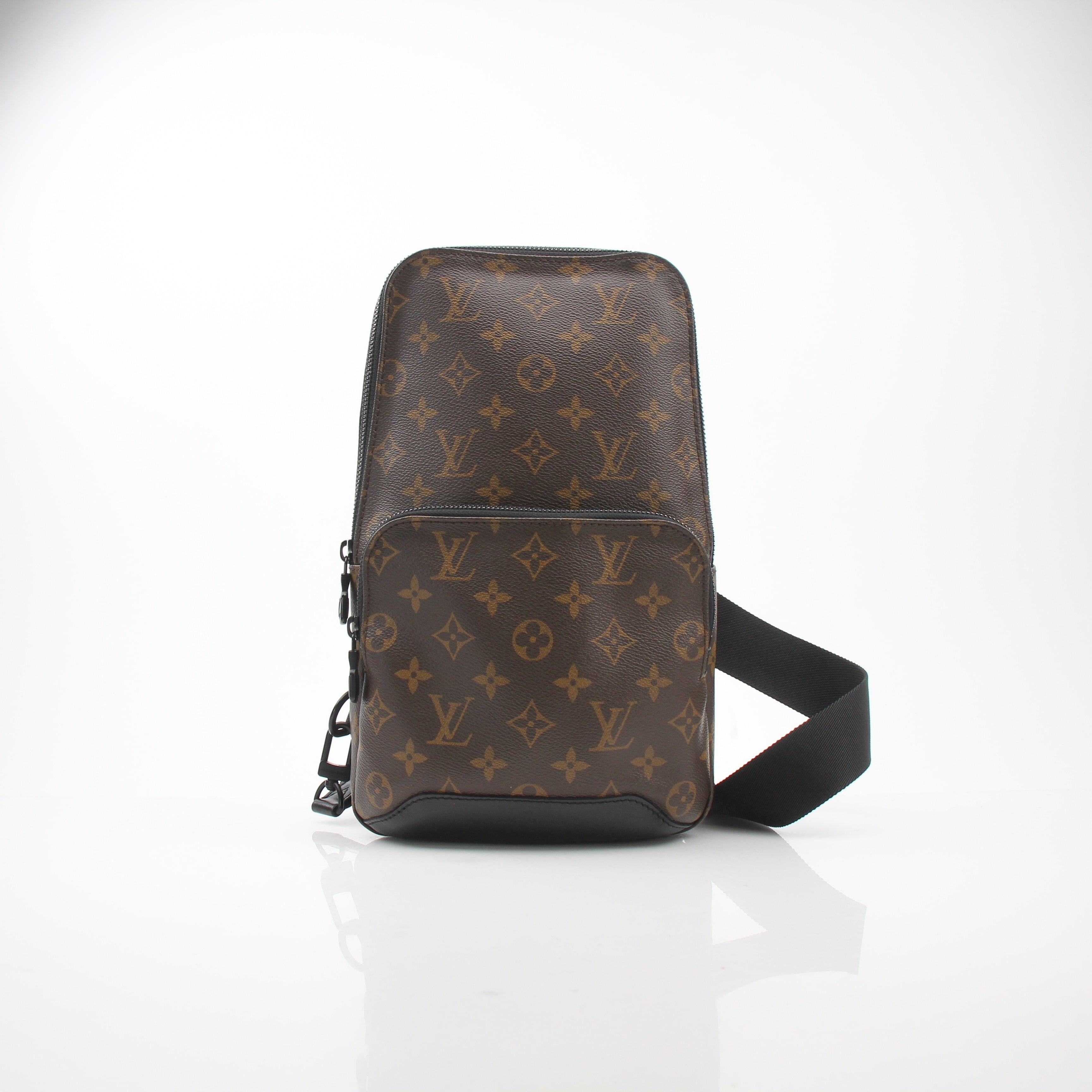 Louis Vuitton Monogram Macassar Avenue Sling Bag NM