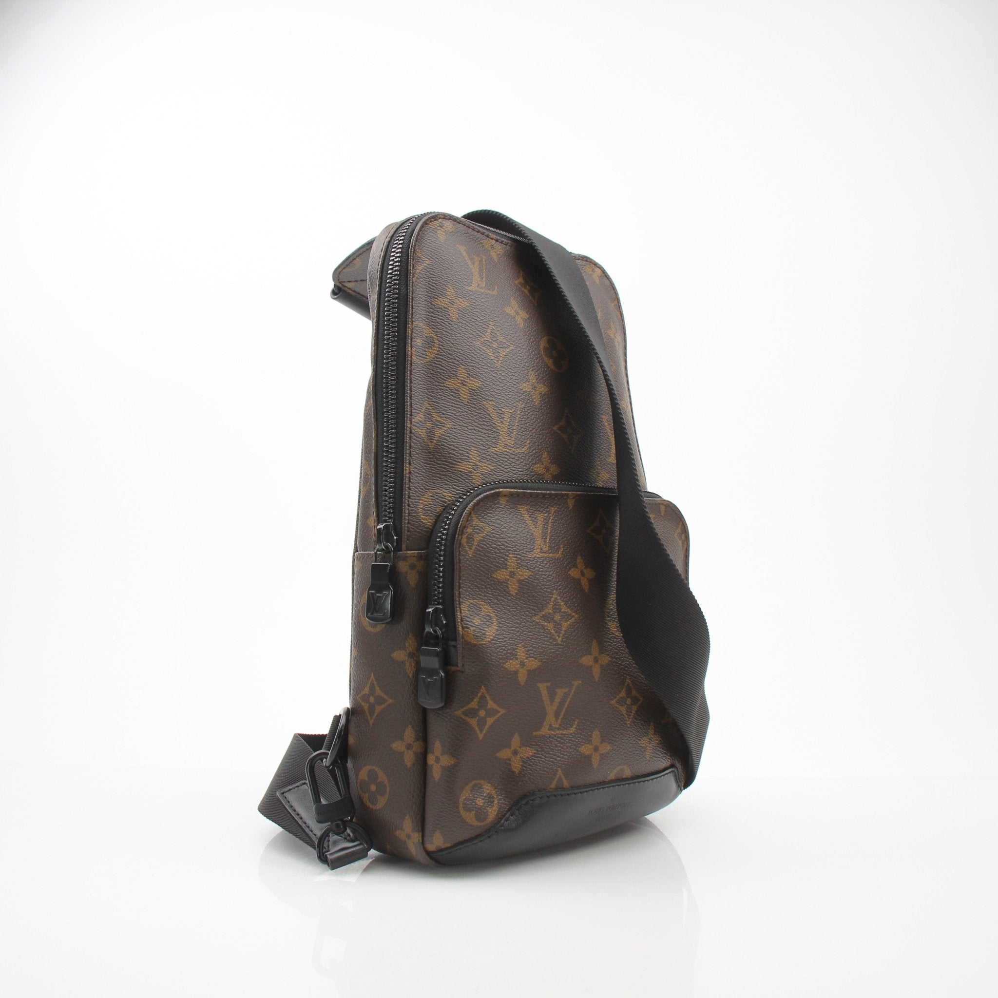 Louis Vuitton Monogram Macassar Avenue Sling Bag NM – Gold & Beyond