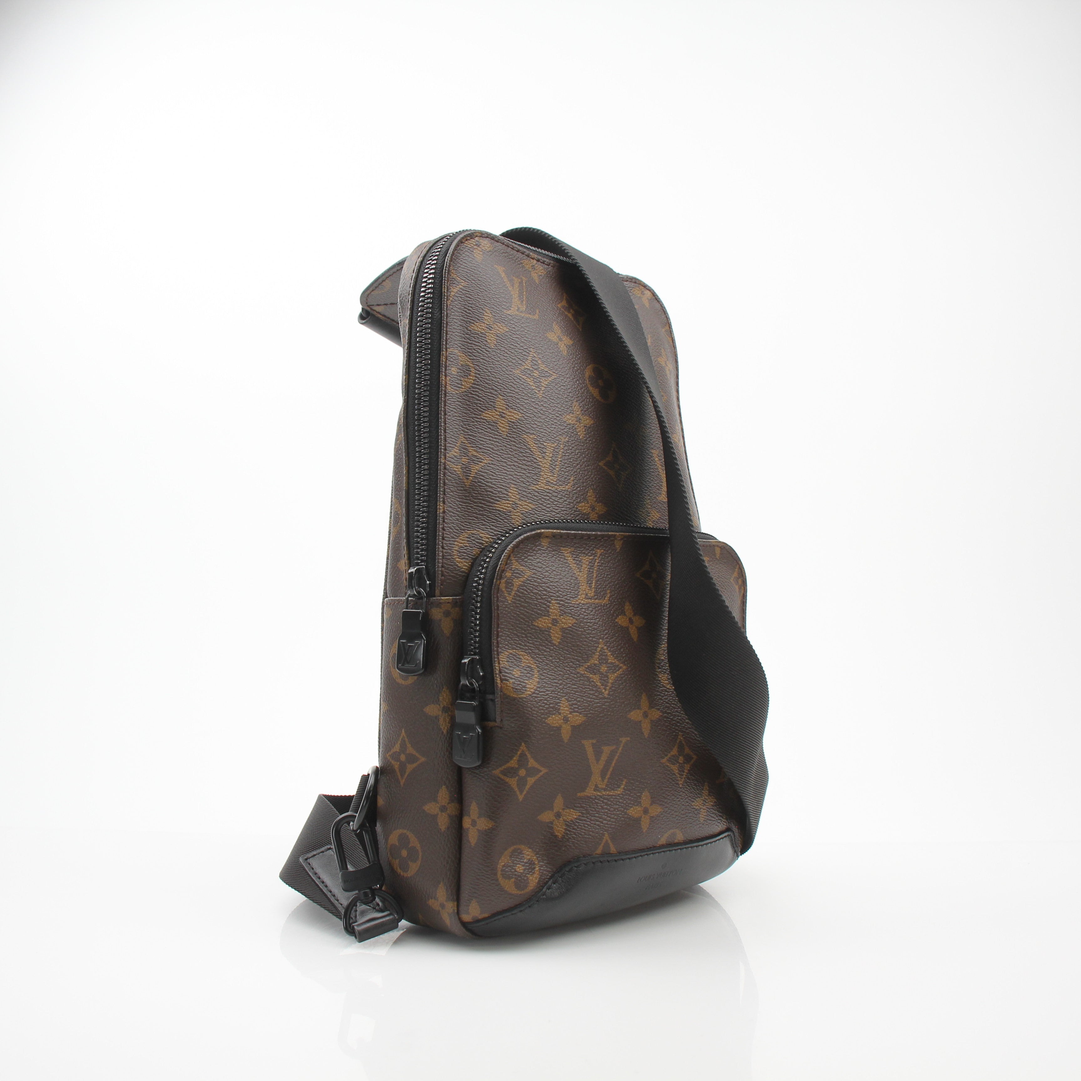 Louis Vuitton Monogram Macassar Avenue Sling Bag NM