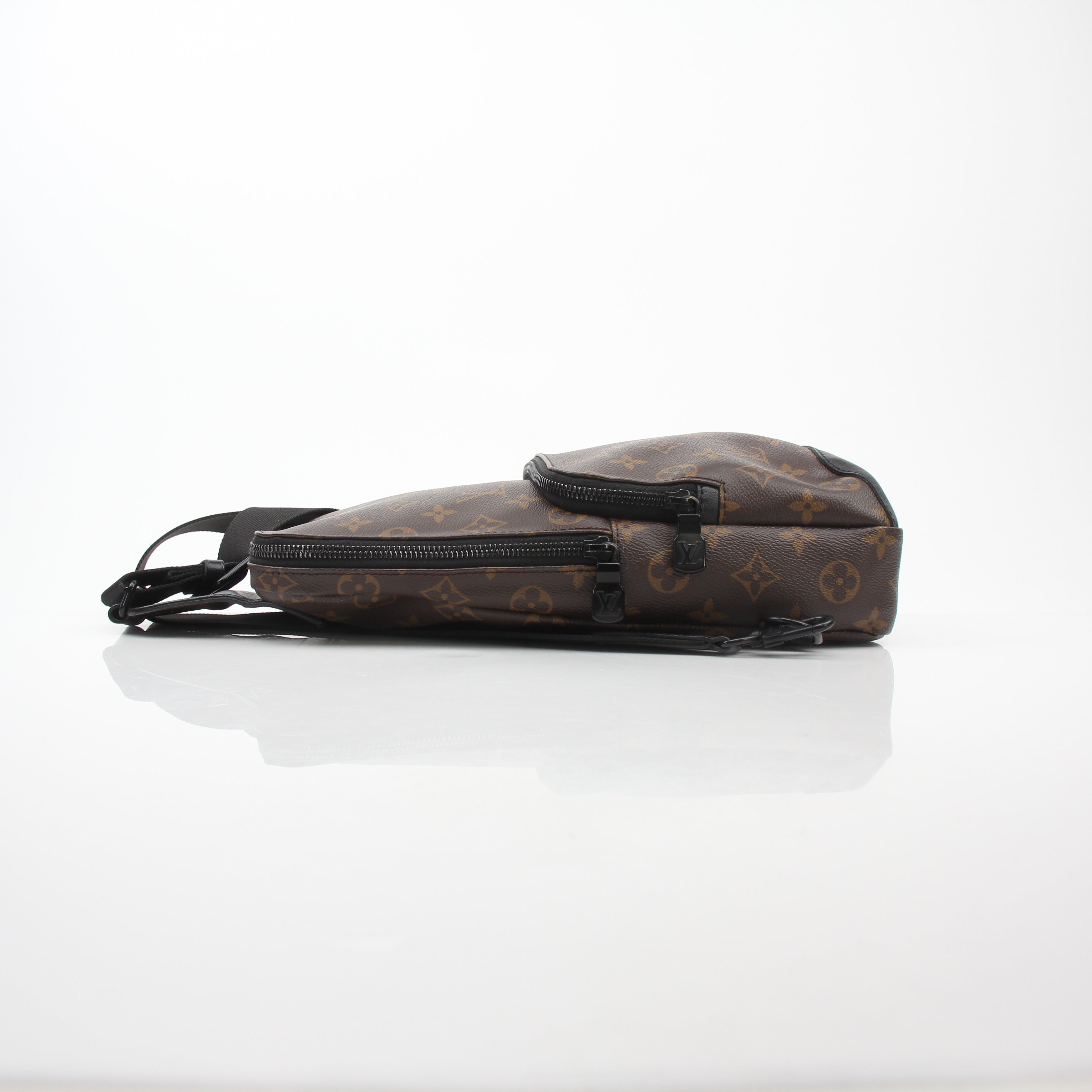 Louis Vuitton Monogram Macassar Avenue Sling Bag NM