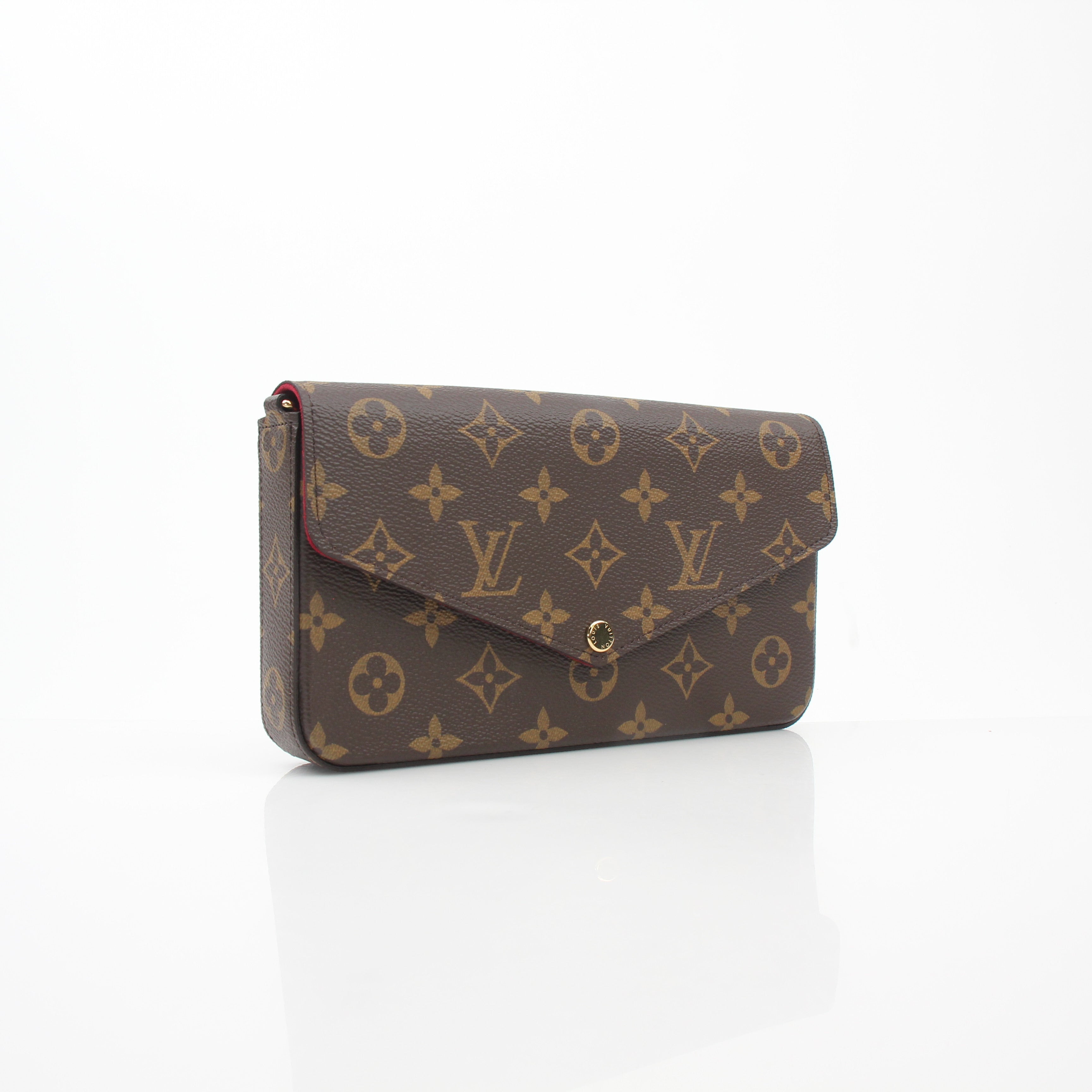 Louis Vuitton Monogram Pochette Félicie Chain Wallet