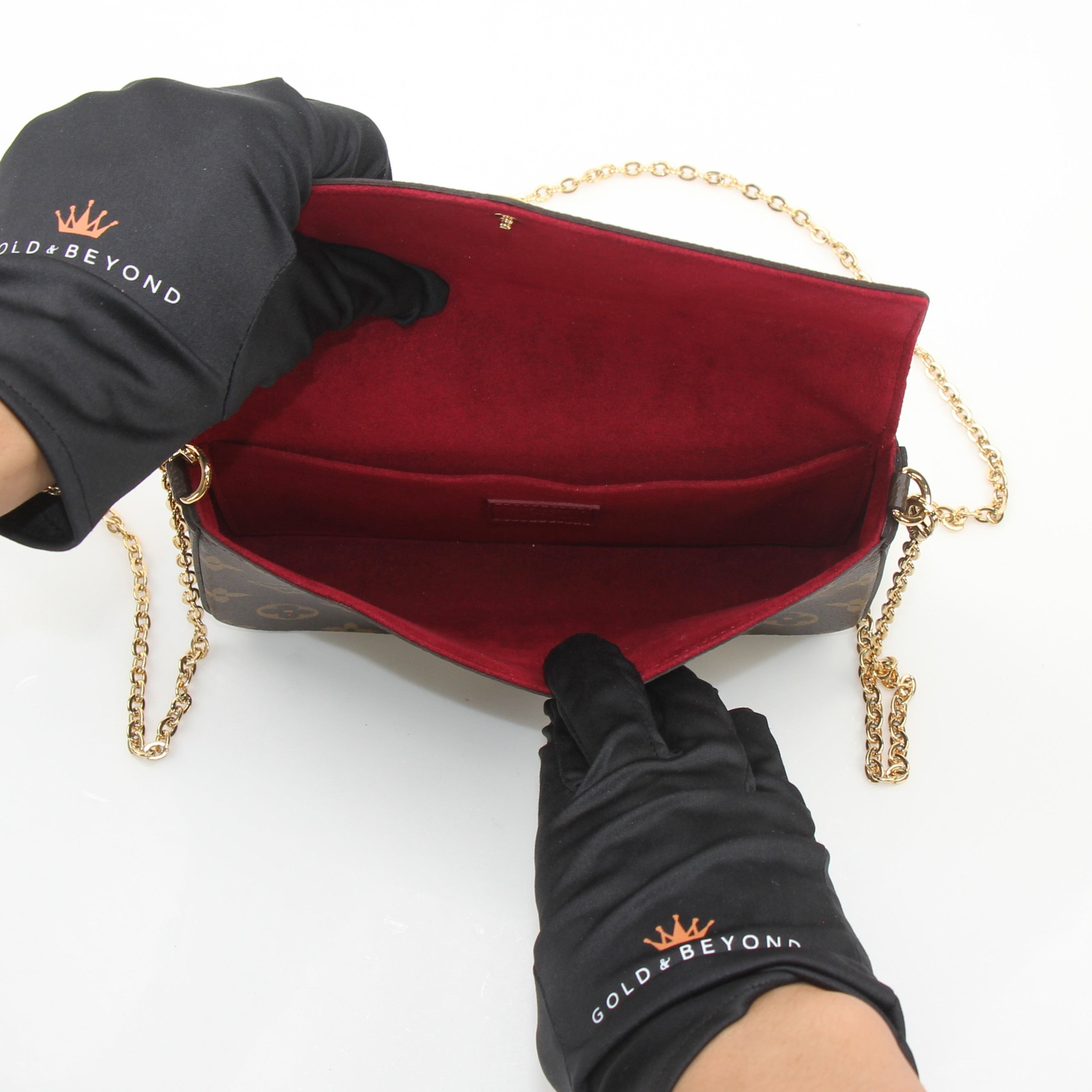 Louis Vuitton Monogram Pochette Félicie Chain Wallet