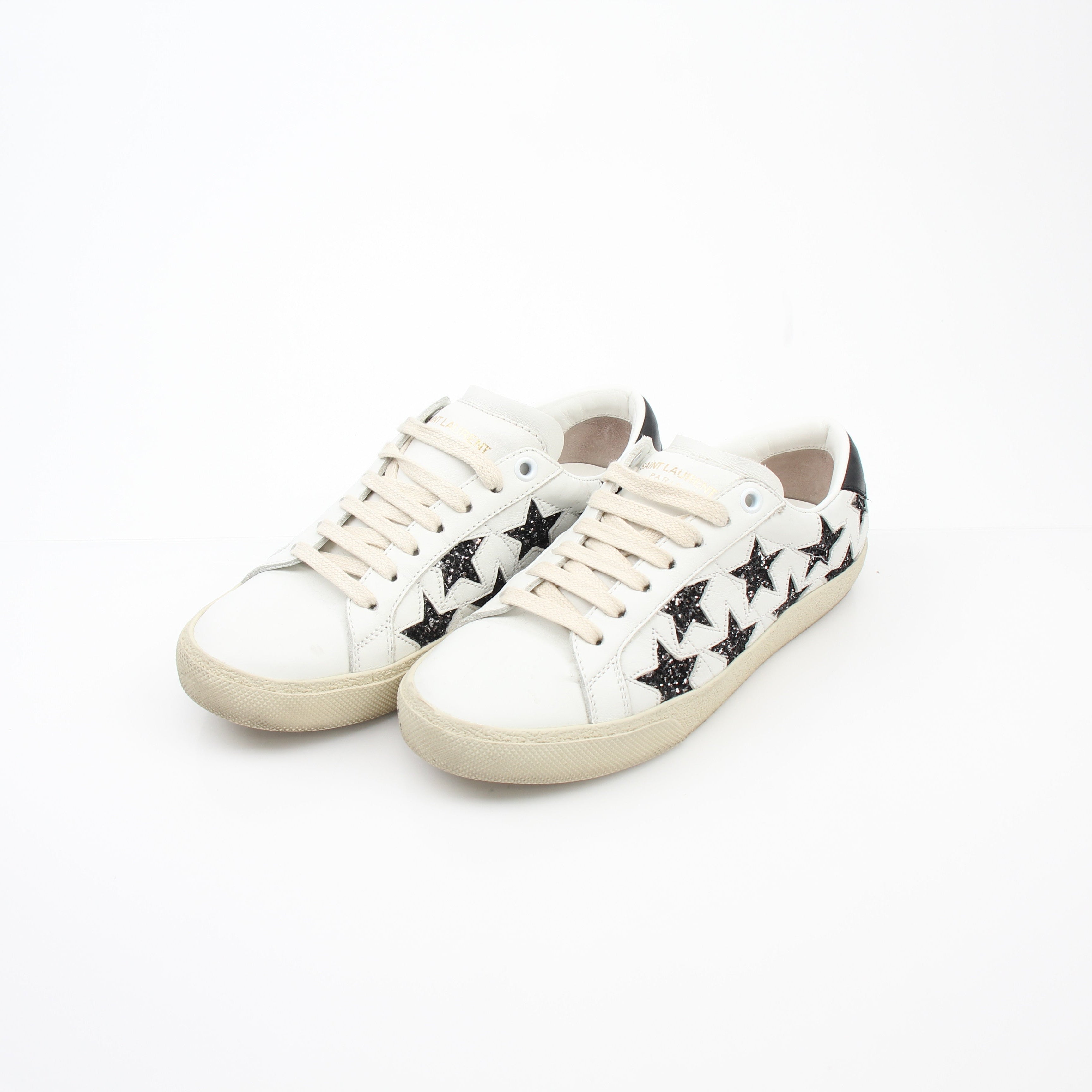 Saint Laurent Court Classic Star Sneakers