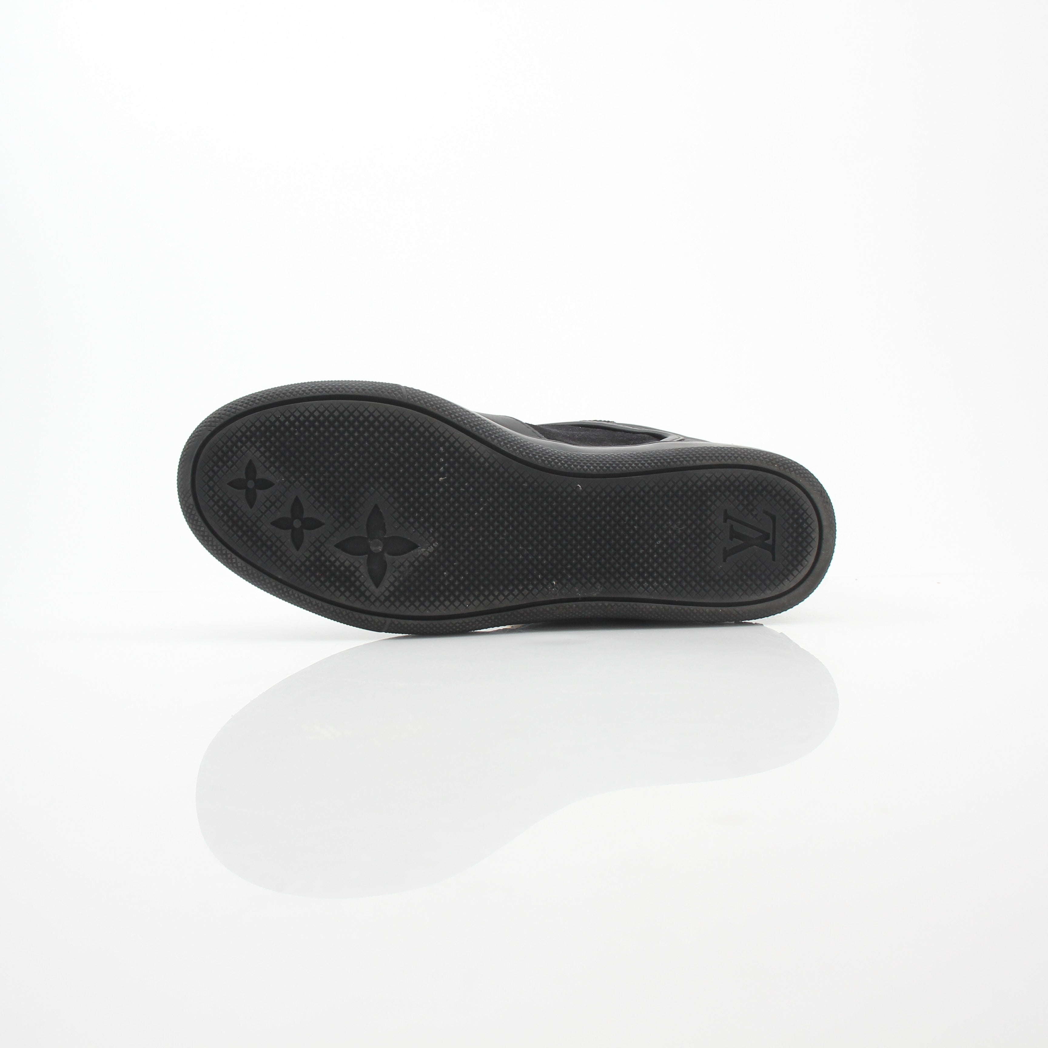 Louis Vuitton Postmark Black Wedge Sneakers