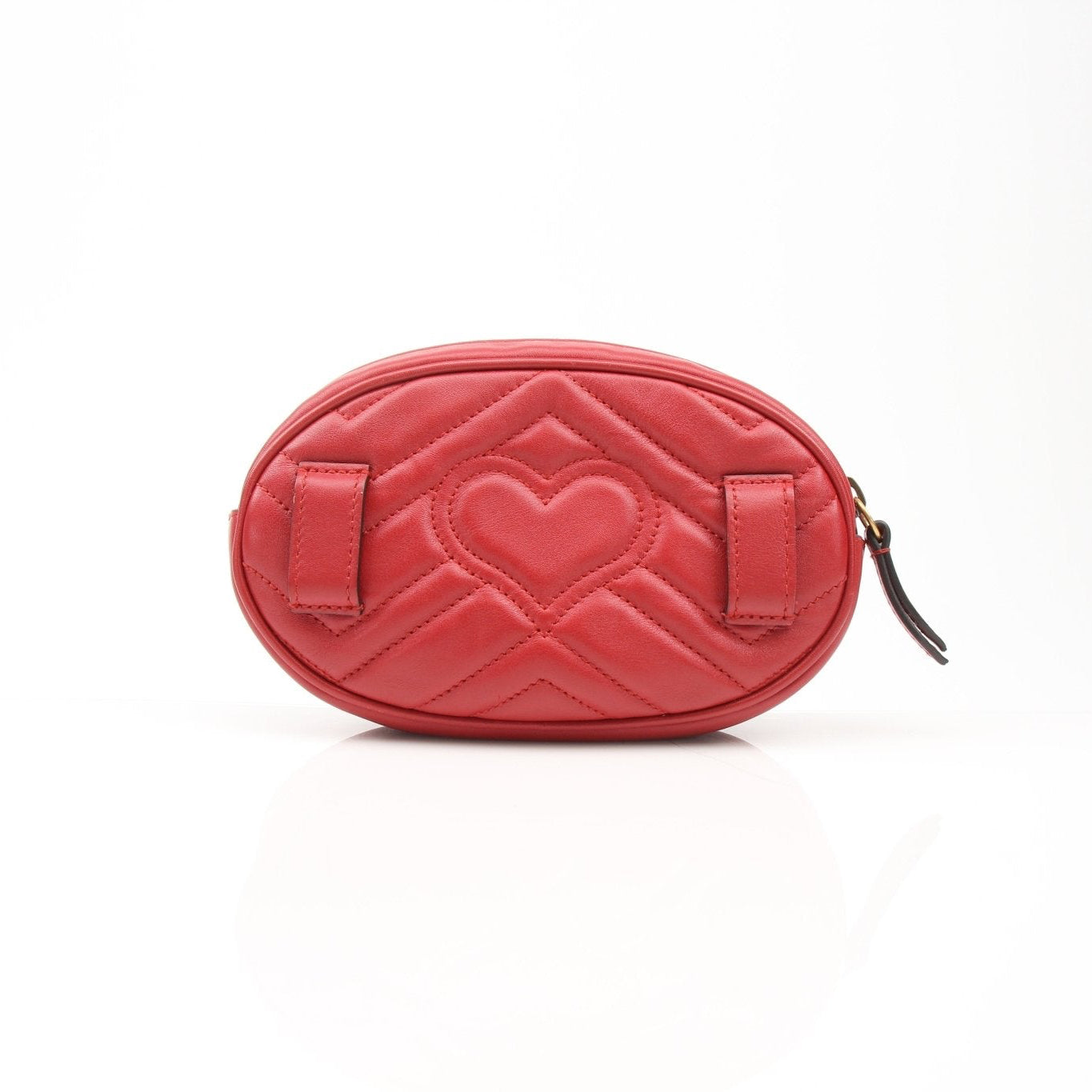Gold & Beyond Gucci GG Marmont belt bag handbag with quilted design and gold hardware, stylish and compact for everyday use.