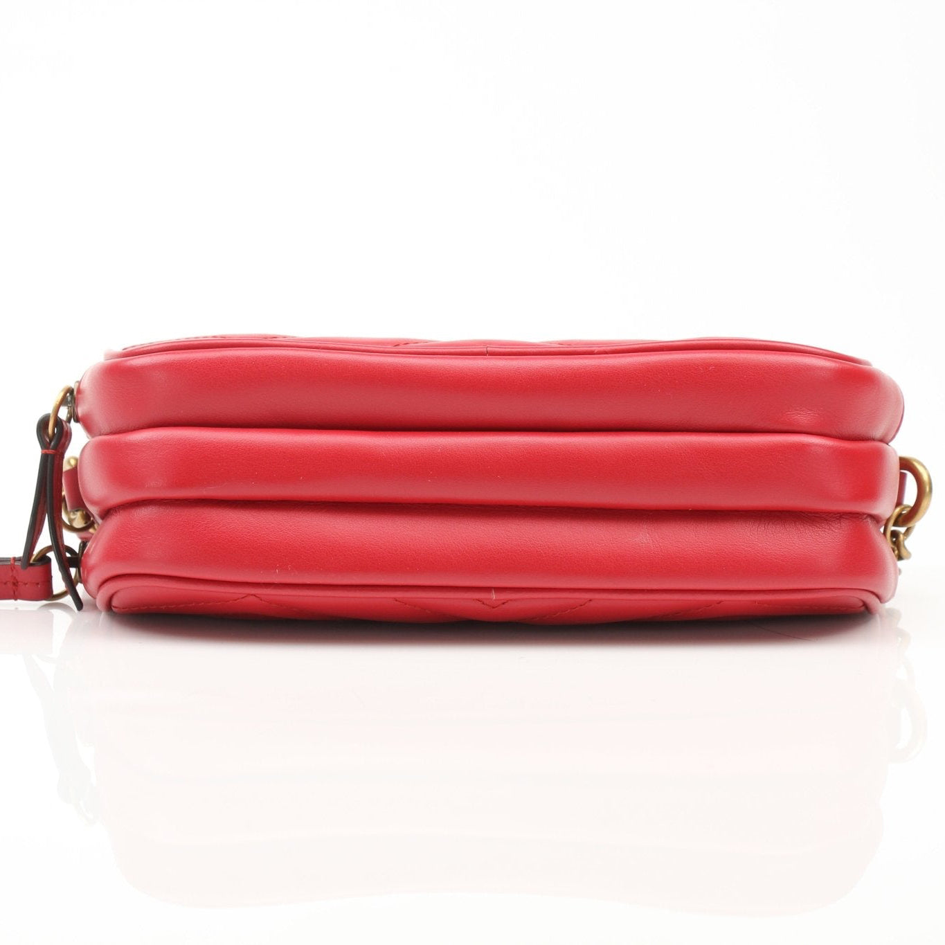 Gold & Beyond Gucci GG Marmont Matelassé Mini Shoulder Bag, stylish handbag with quilted design and gold chain strap.