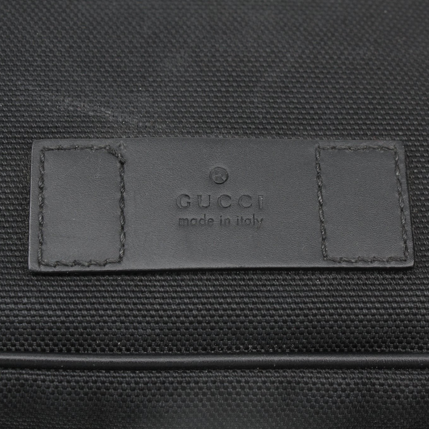 Gucci Techno Web Canvas Waist Bag, a stylish handbag with web design, featuring adjustable strap and Gucci branding.