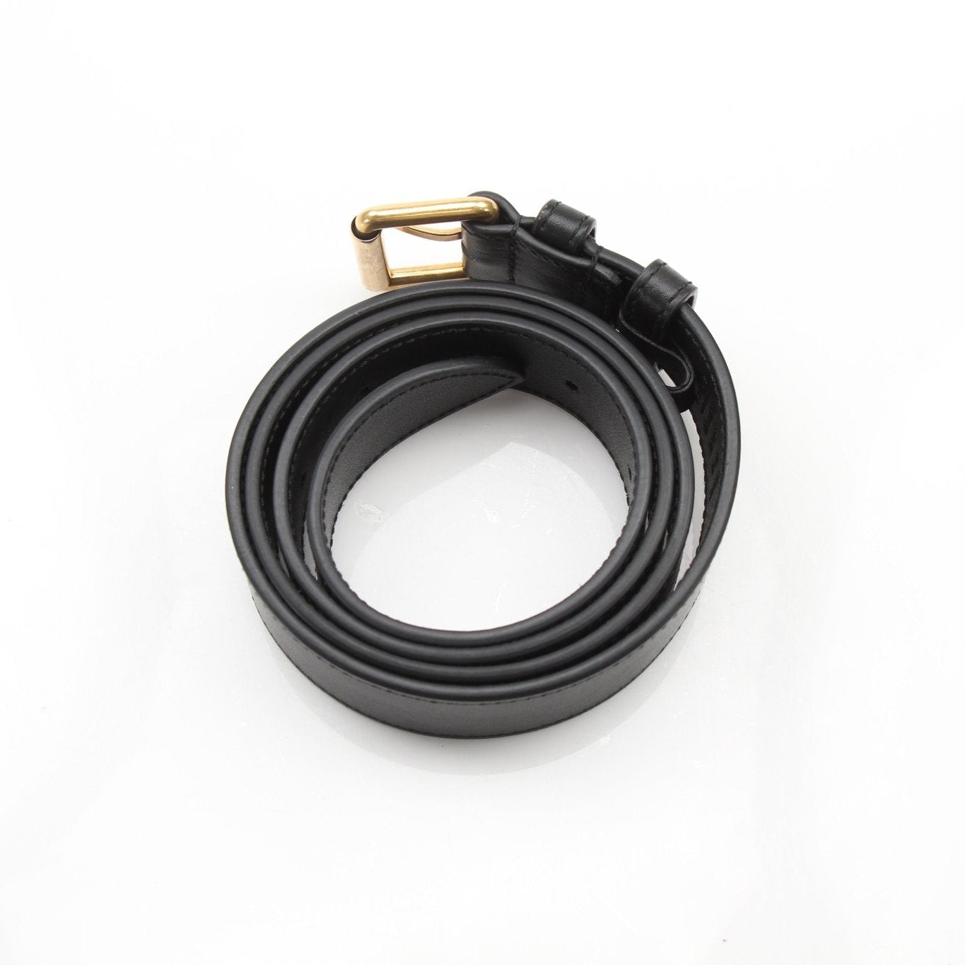 Gucci GG Marmont Matelassé belt bag with gold hardware, black leather with chevron quilting, stylish handbag accessory