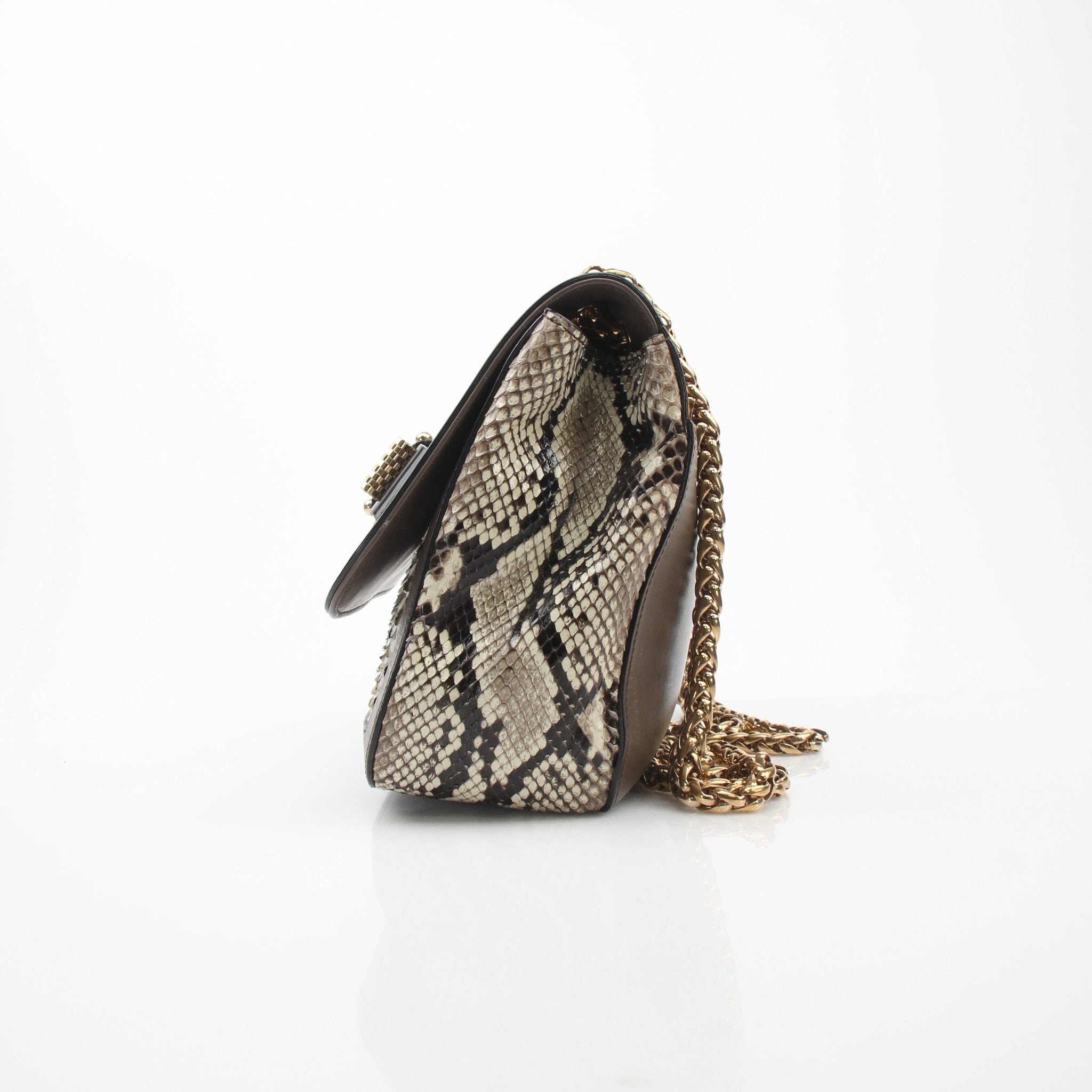 Christian Louboutin Sweet Charity Python Shoulder Bag