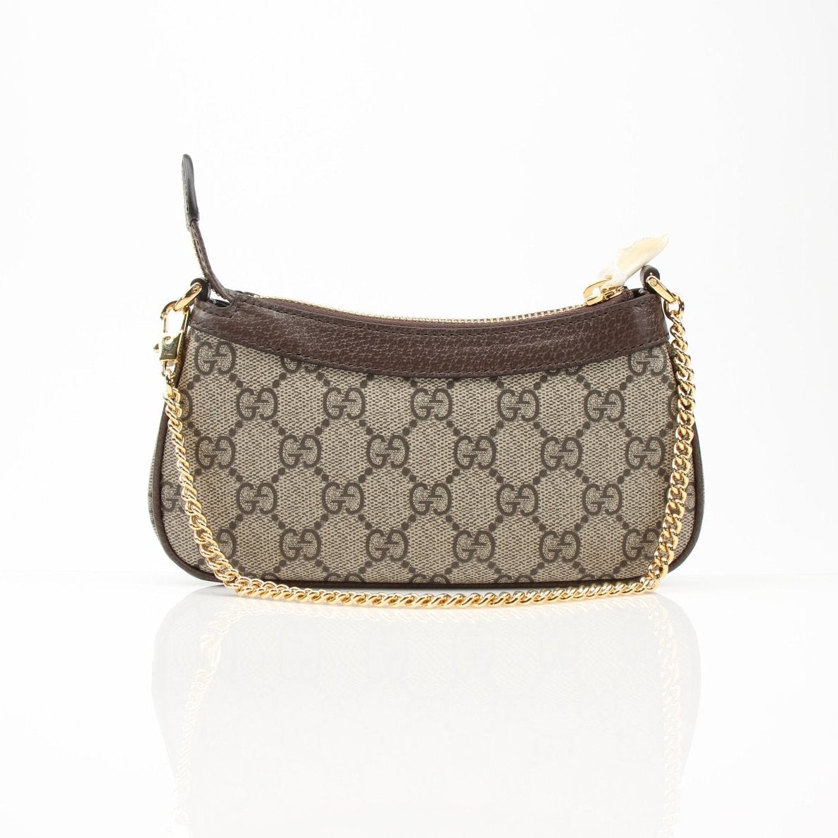 Gucci Ophidia GG Supreme Canvas Handbag featuring iconic GG logo and classic design, perfect for everyday use.