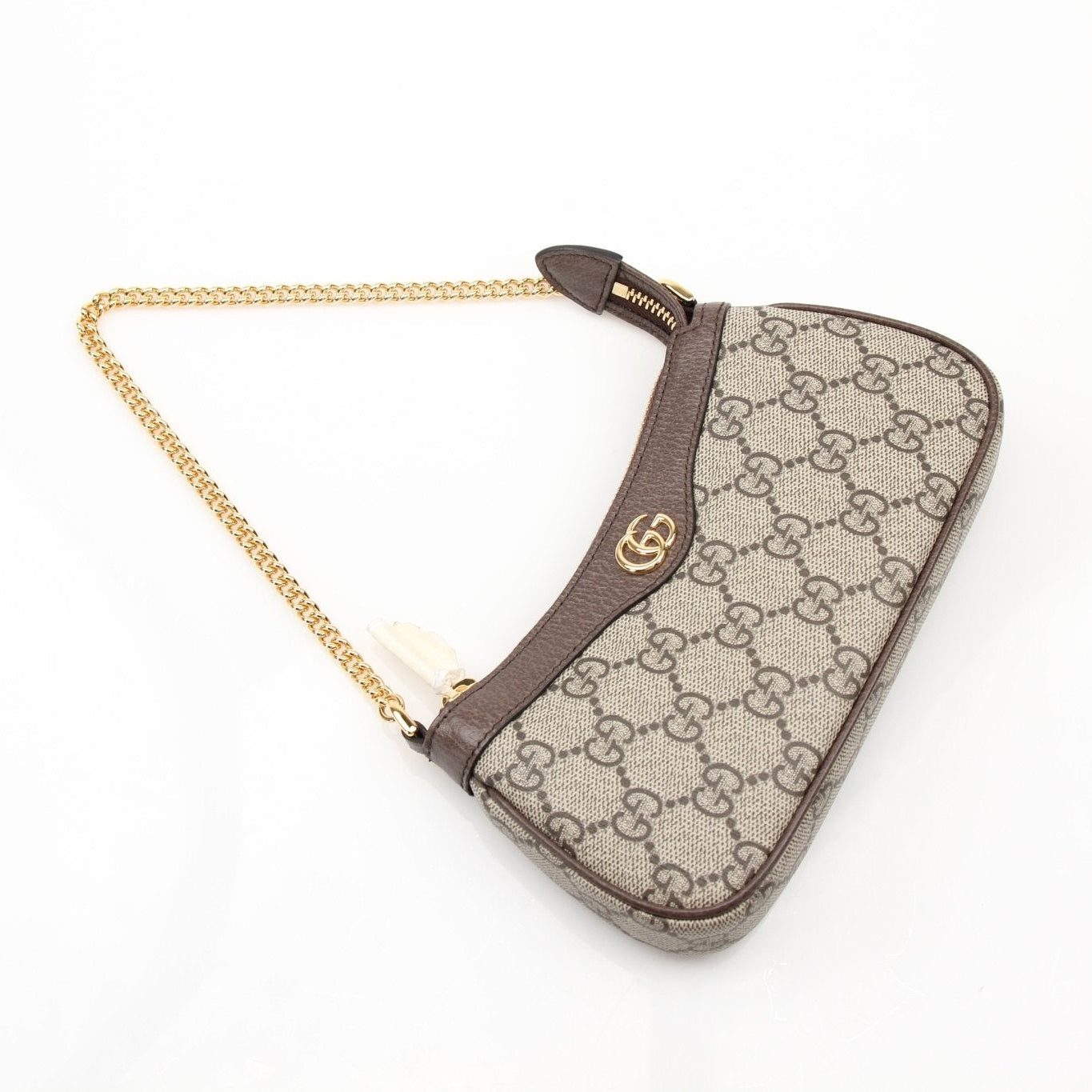 Gucci Ophidia GG Supreme Canvas Bag featuring signature GG logo and classic handbag design in a stylish setting.