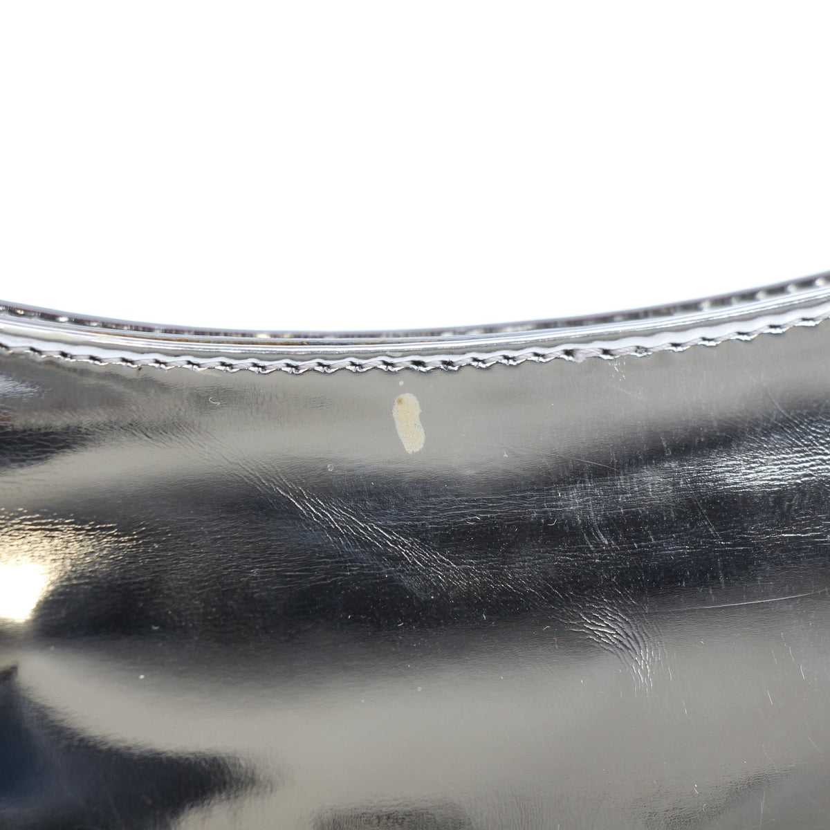 Jacquemus Silver Mirror Le Bisou Perle Shoulder Bag