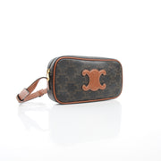 Celine Tan Triomphe Canvas Mini Camera Shoulder Bag