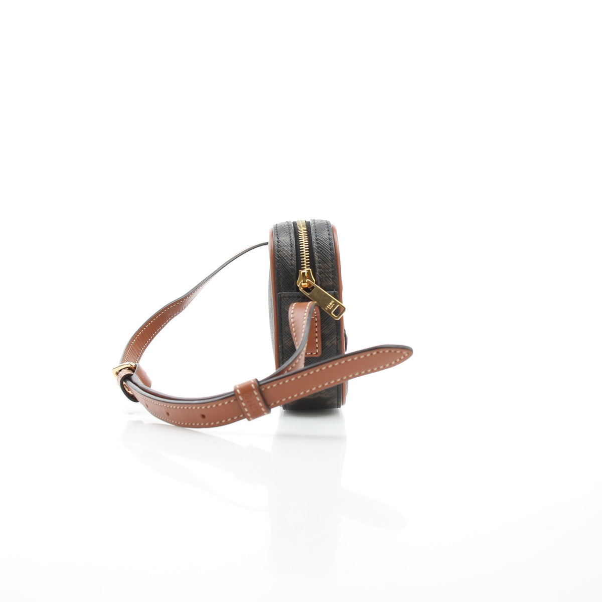 Celine Tan Triomphe Canvas Mini Camera Shoulder Bag