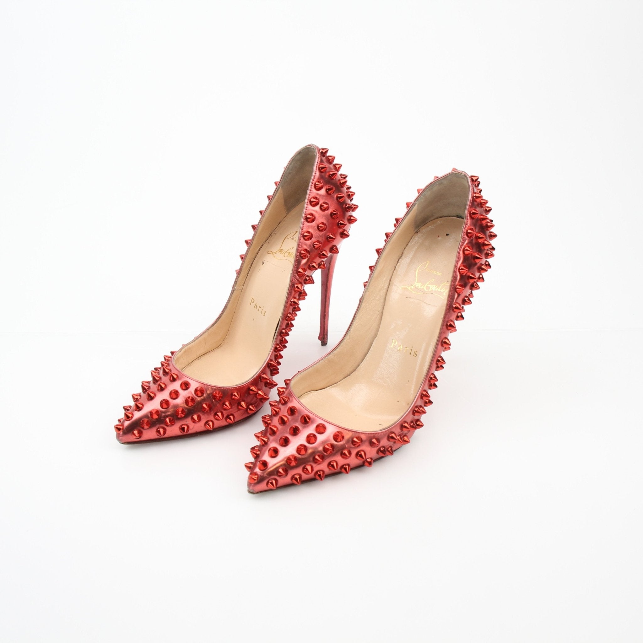 Christian Louboutin Pigalle Spikes 120 Pumps