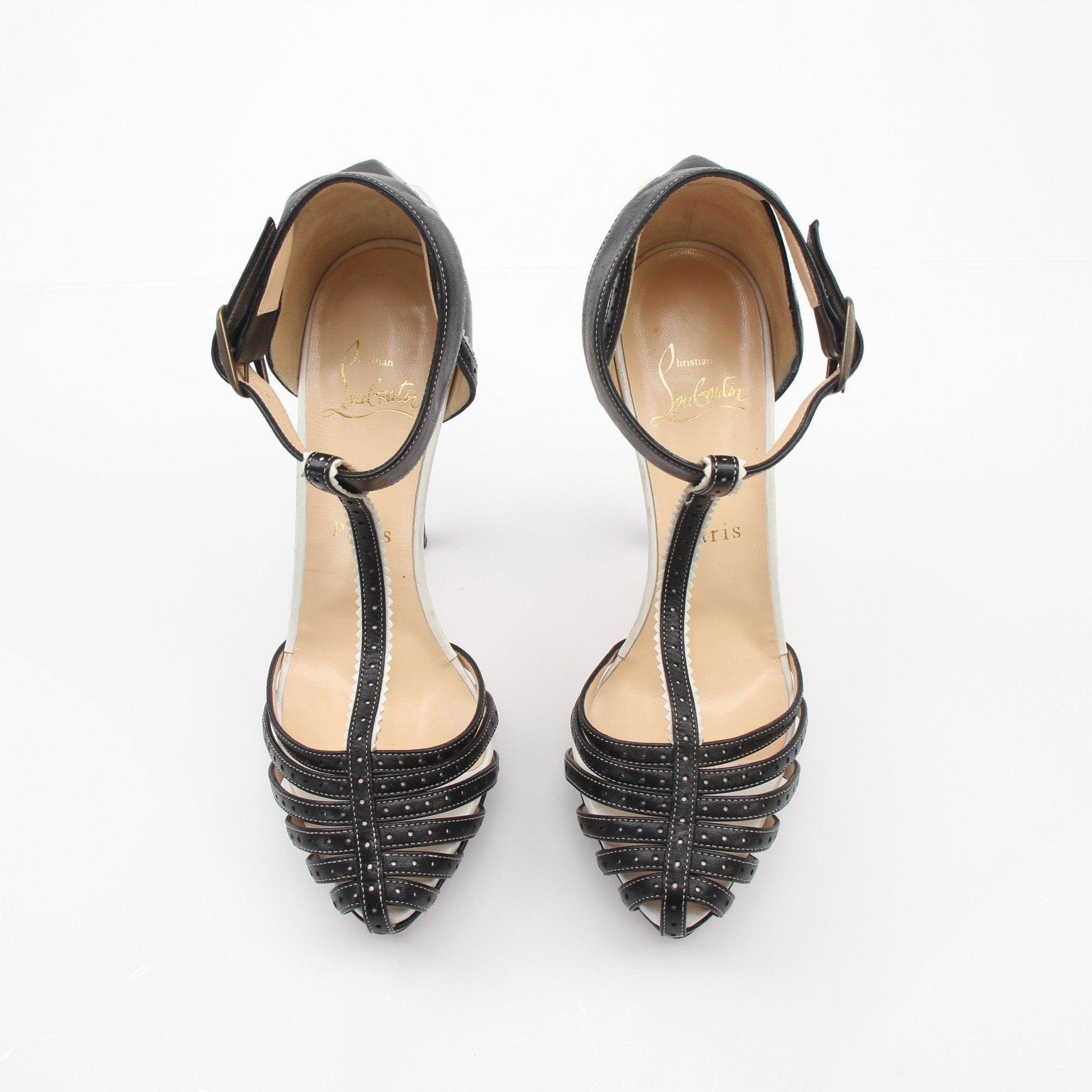 Christian Louboutin T-Bar Platform Sandals